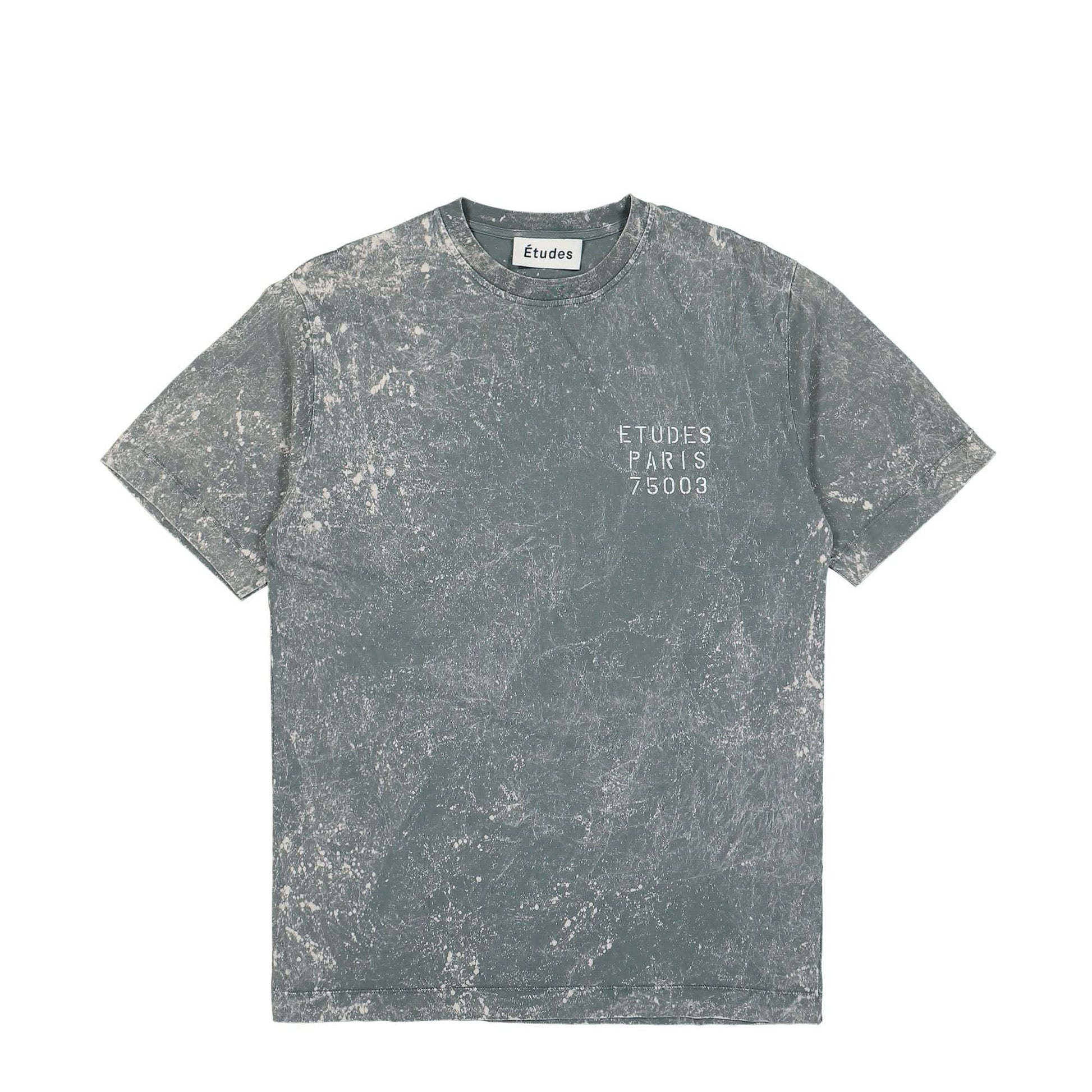 Études Studio Wonder Small Stencil Pewter T-Shirt Grey Detail view 1 | Gate