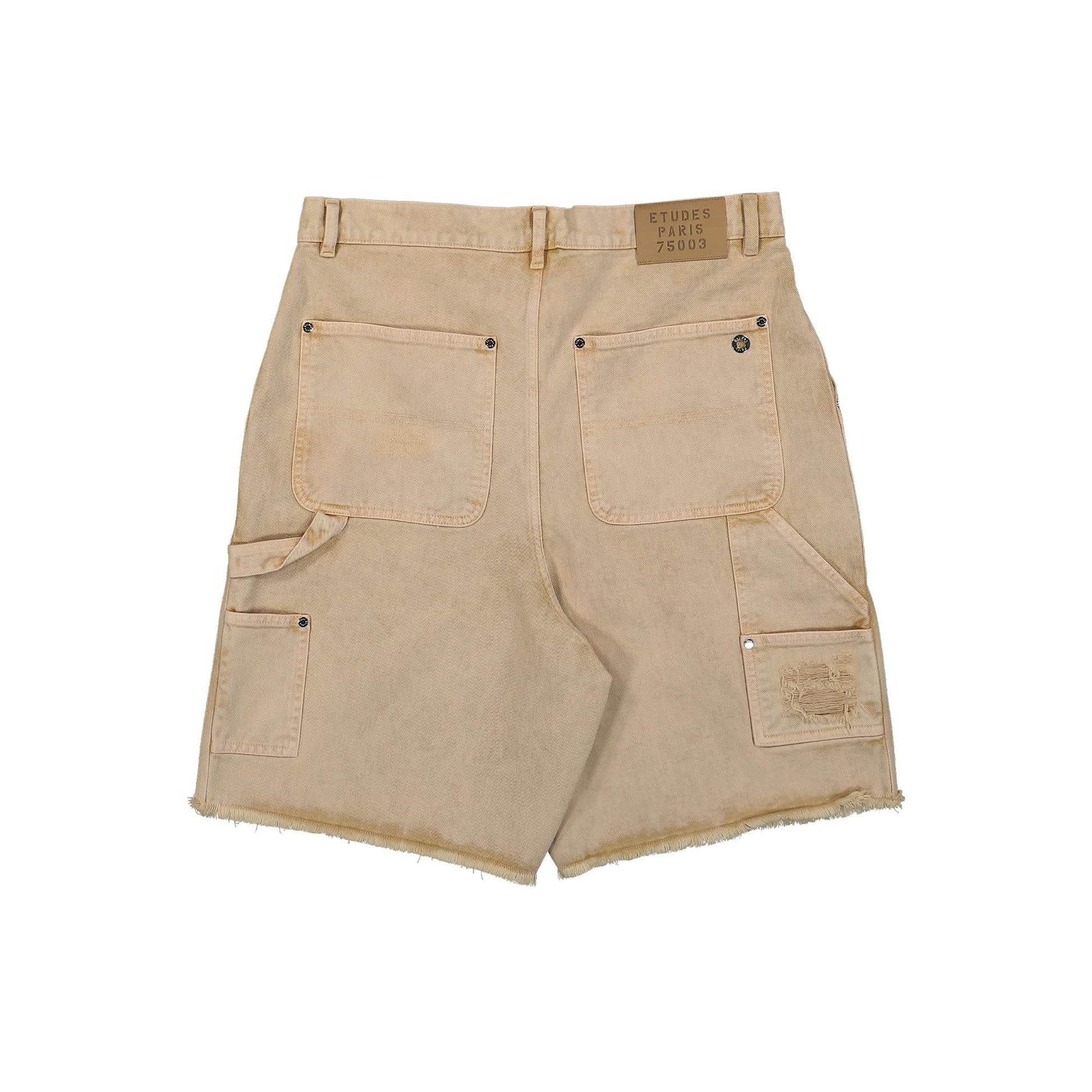 Études Studio Friche Shorts Denim Beige Detail view 2 | Gate