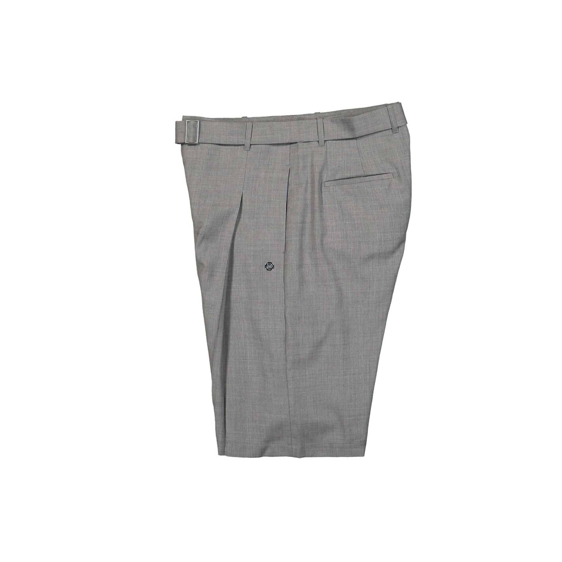 Études Studio Cooper Suiting Shorts Grey Detail view 3 | Gate