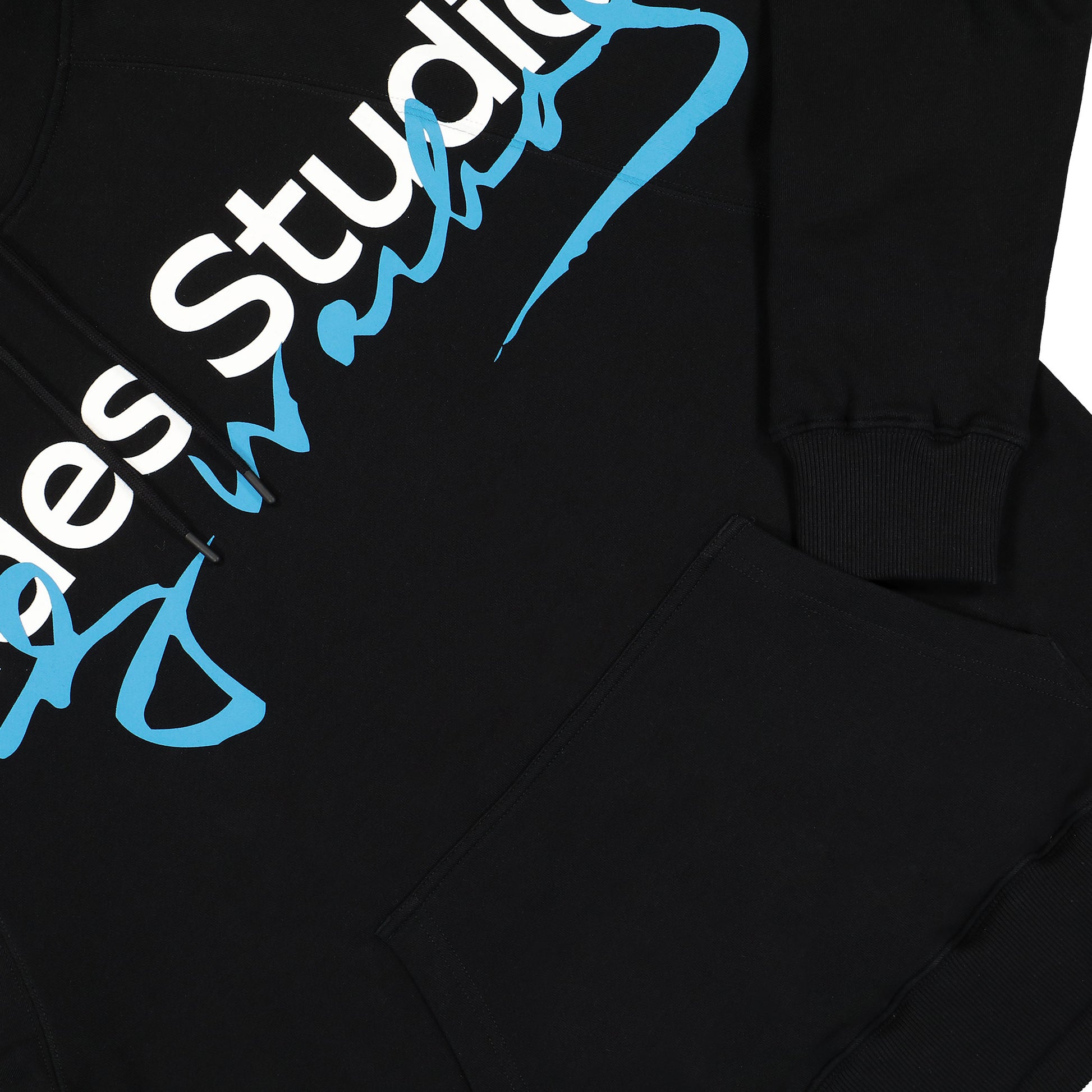 Études Studio Hoodie AW Études Signed Black Detail view 4 | Gate