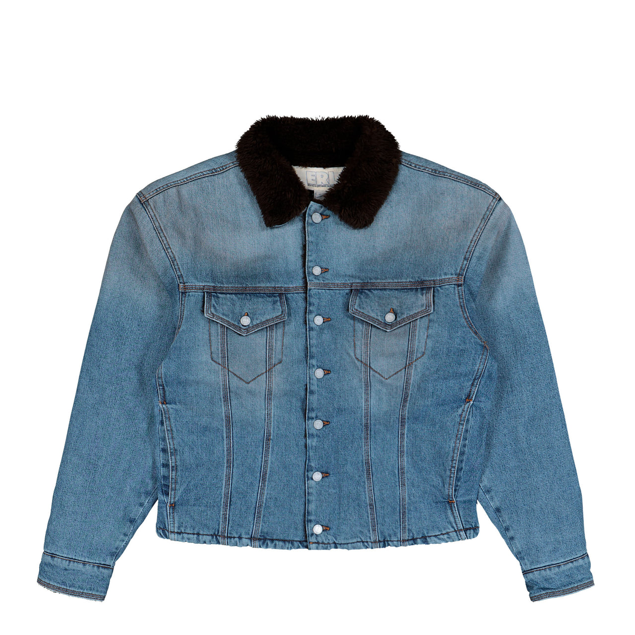 ERL Breakwater Wash Denim Woven Jacket Blue Jacket ERL11J003-1 / Blue | Overkill