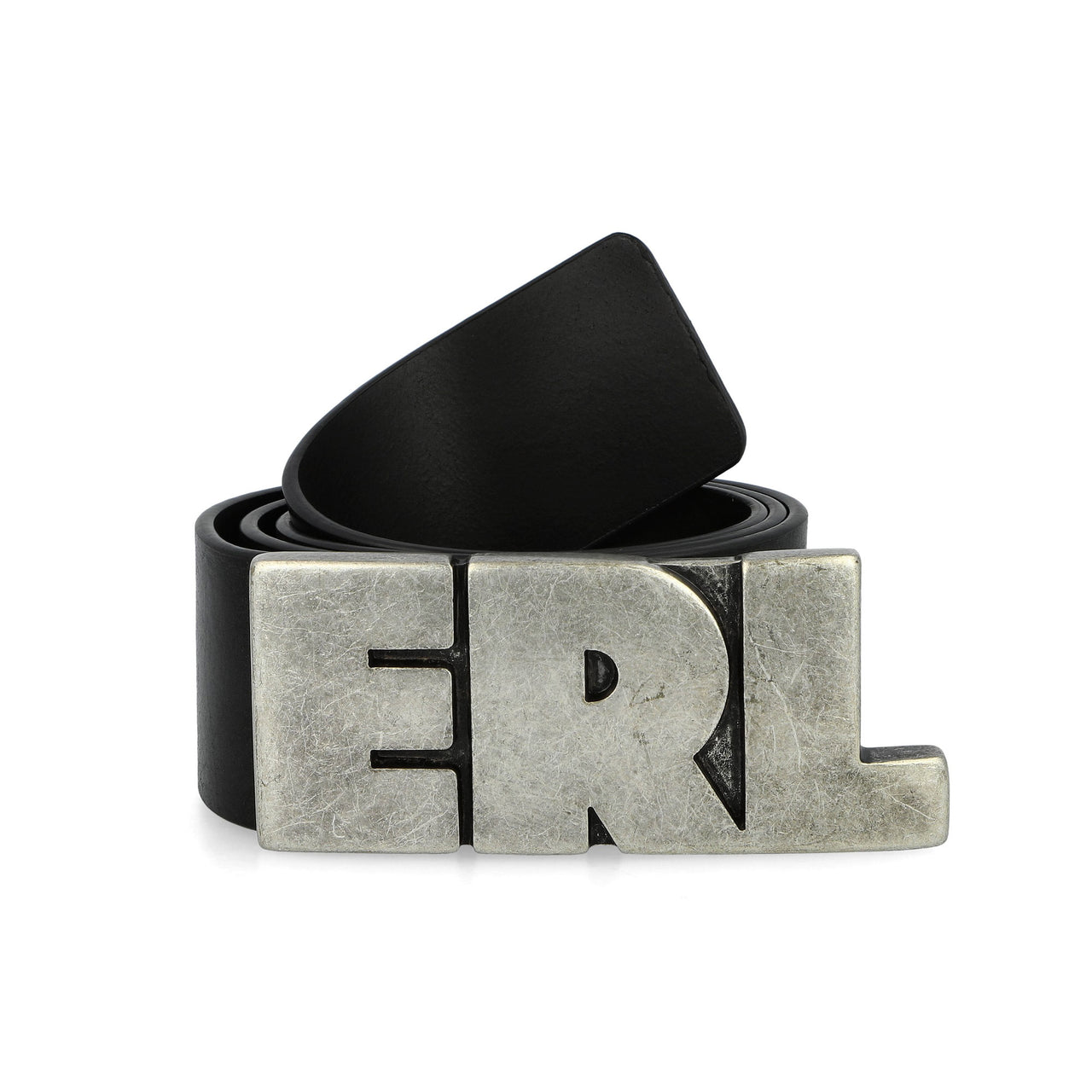 ERL Logo Leather Belt Black Belt ERL11K050-1 / Black | Overkill