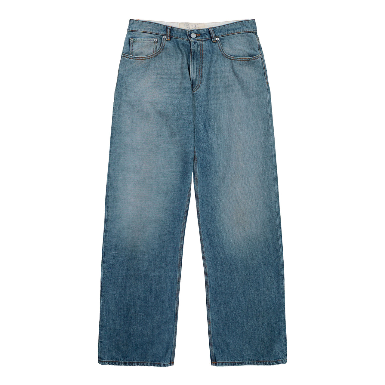 ERL Breakwater Wash Denim Woven Jeans Blue Pants ERL11P003-1 / Blue | Overkill