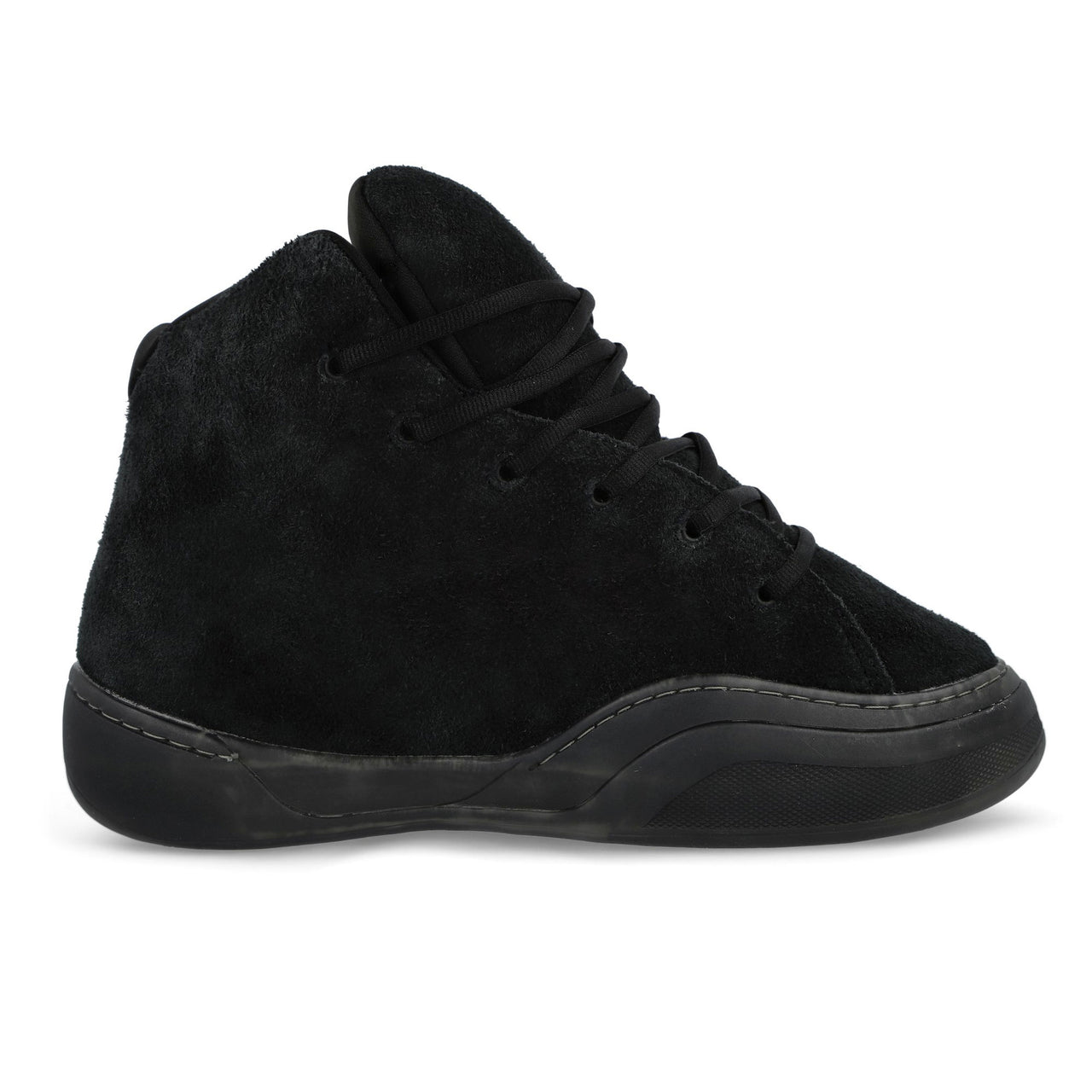 ERL Vamp High Suede Pirate Black Sneaker ERL11SH05-1 Detail View 1 | GATE