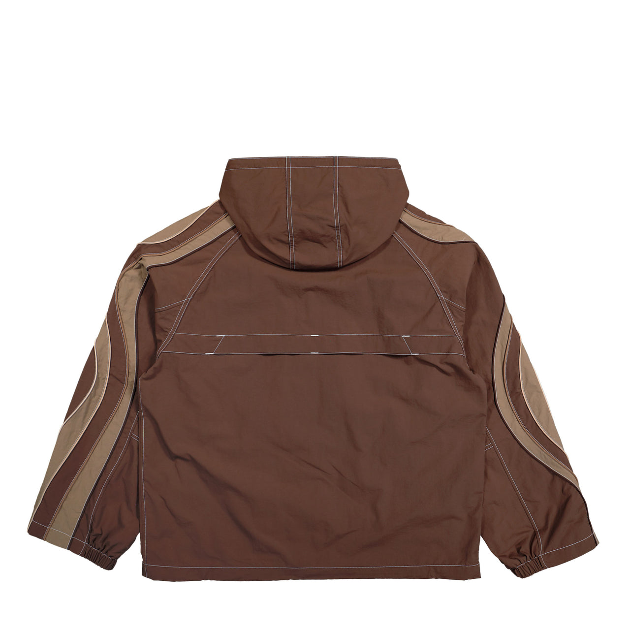 ERL Ufo Woven Track Jacket Brown Jackets ERL12J020-1 / Brown Detail View 1 | GATE