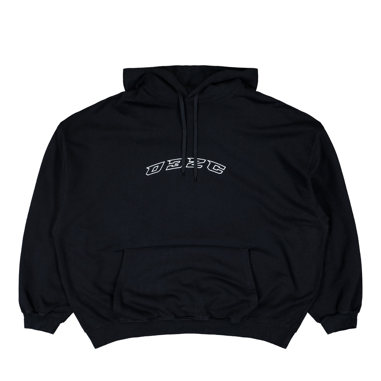 032c Hansel and Gretel Oversized Hoodie Washed Black Hoodies F325-URC-0631-050 | Overkill