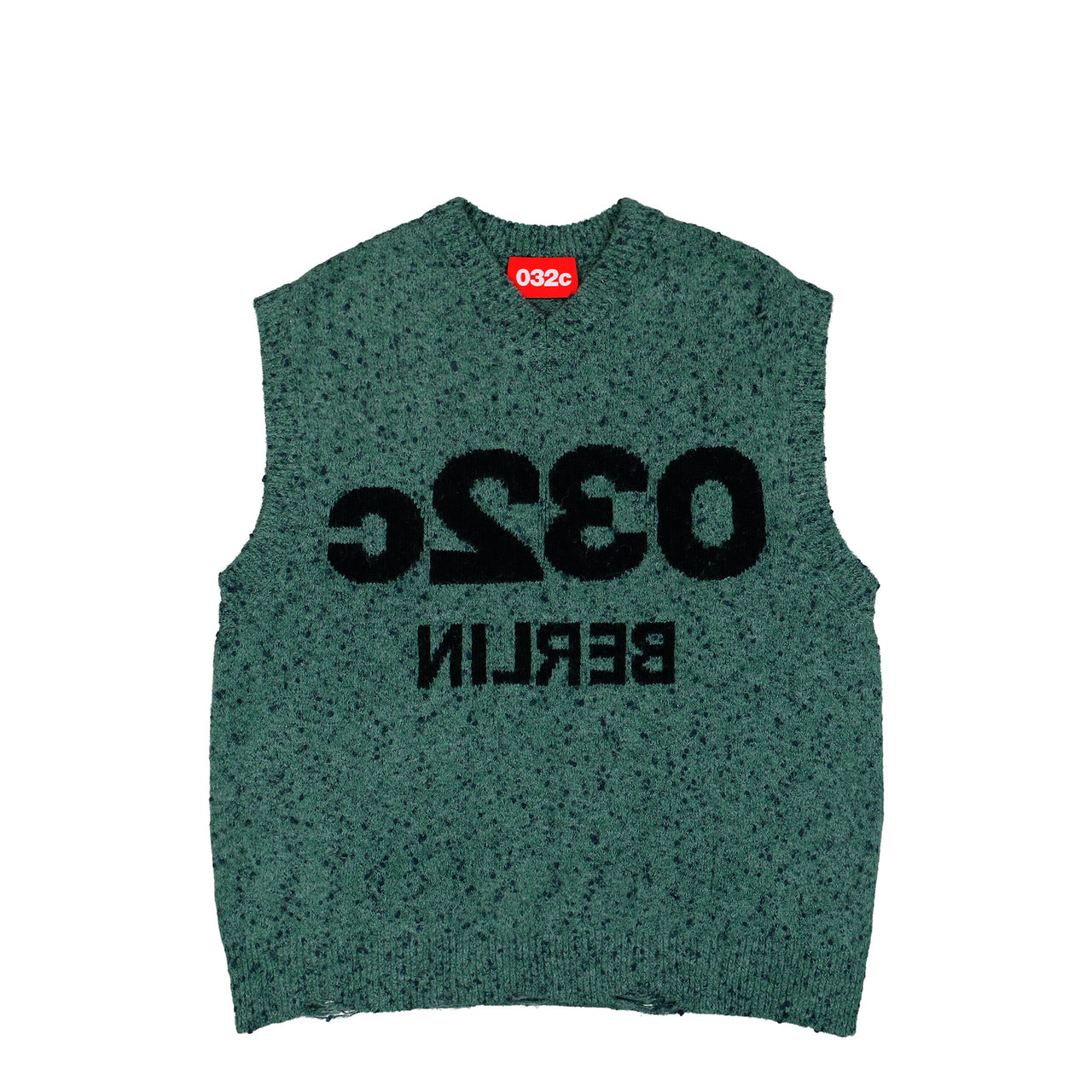 032c Selfie Vest Blue / Phosphor Green Knits F25-URK-0312-450 | Overkill