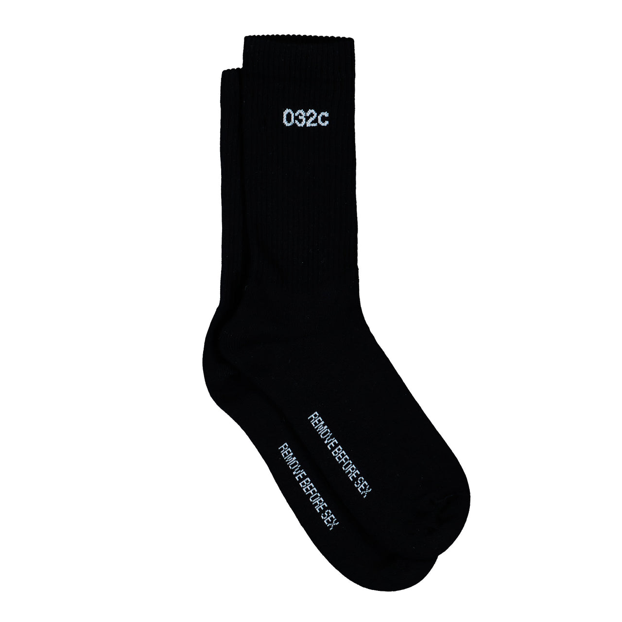 032c Remove Before Sex Socks-2 Pack Black / White / White / Red Socks F25-UUK-3911-900 | Overkill
