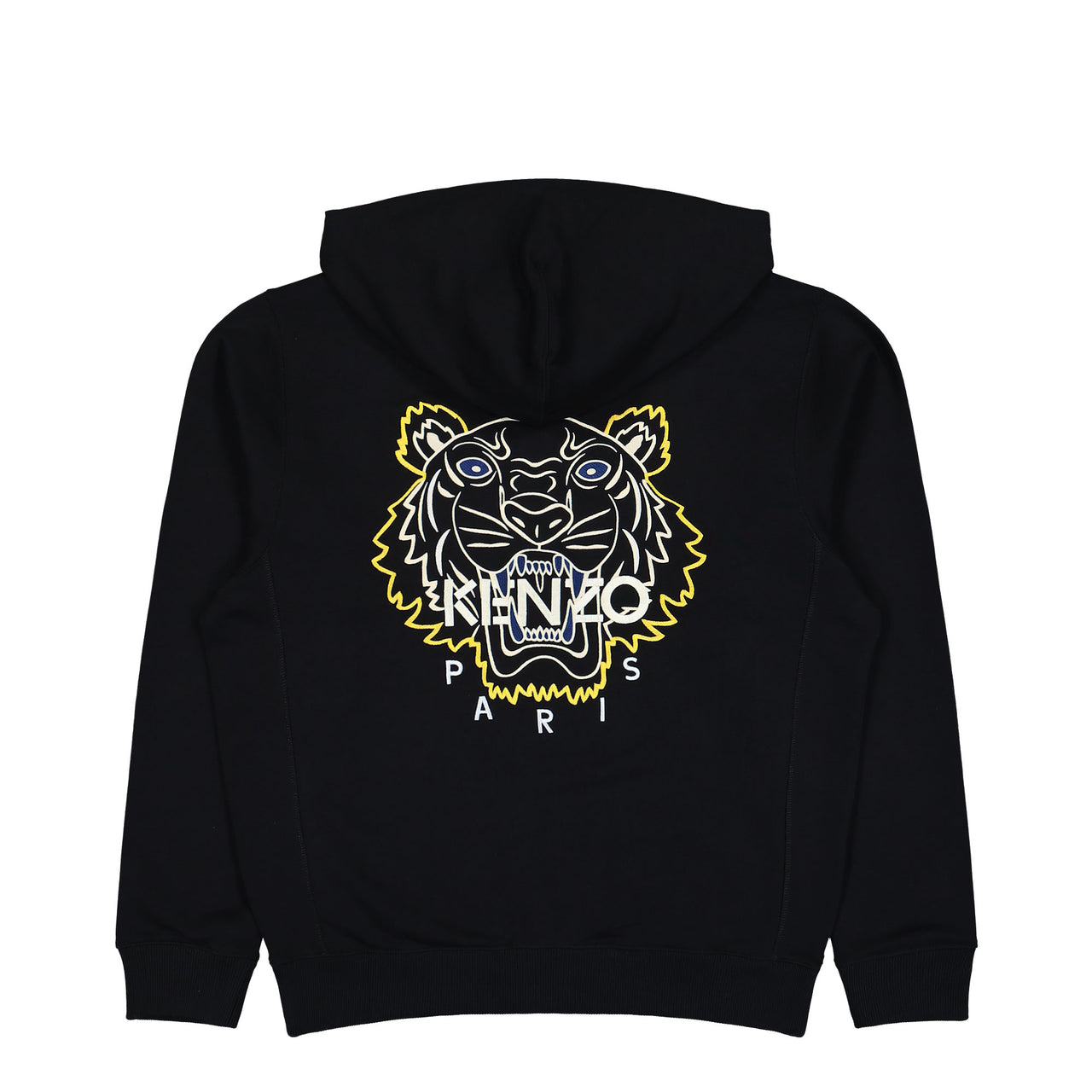 KENZO Tiger Seasonal Full Zip Hoodie Black Hoodies FC55BL7294XH Detail View 1 | GATE