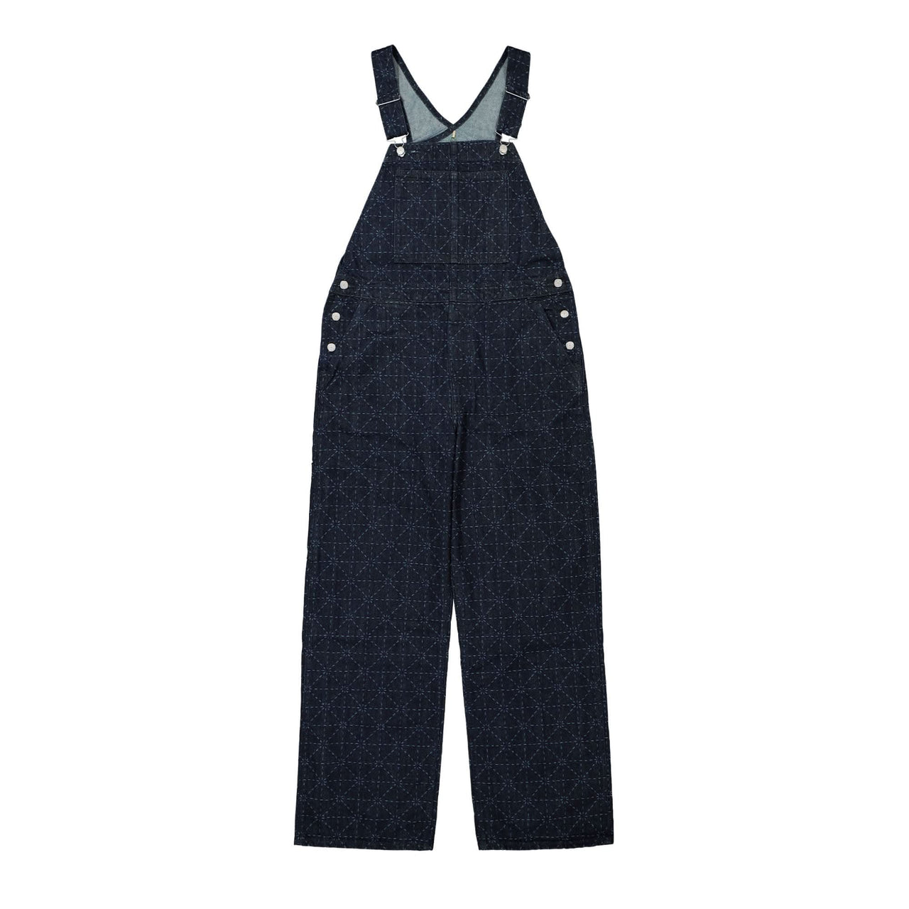 KENZO Printed Denim Overall Blue Detail view 1 | Gate