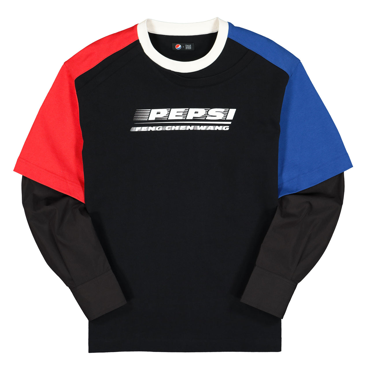 Nigo x Kenzo 2 in 1 Sweatshirt Black Longsleeves FF10SWE305 Detail View 1 | GATE