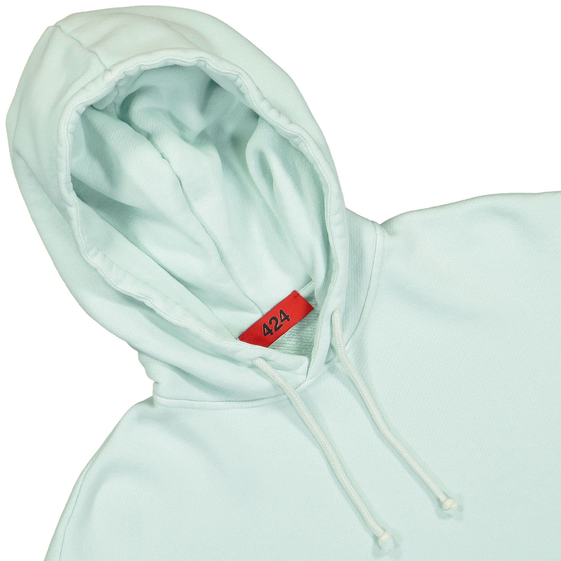 424 Alias Hoodie Turquoise Detail view 3 | Gate