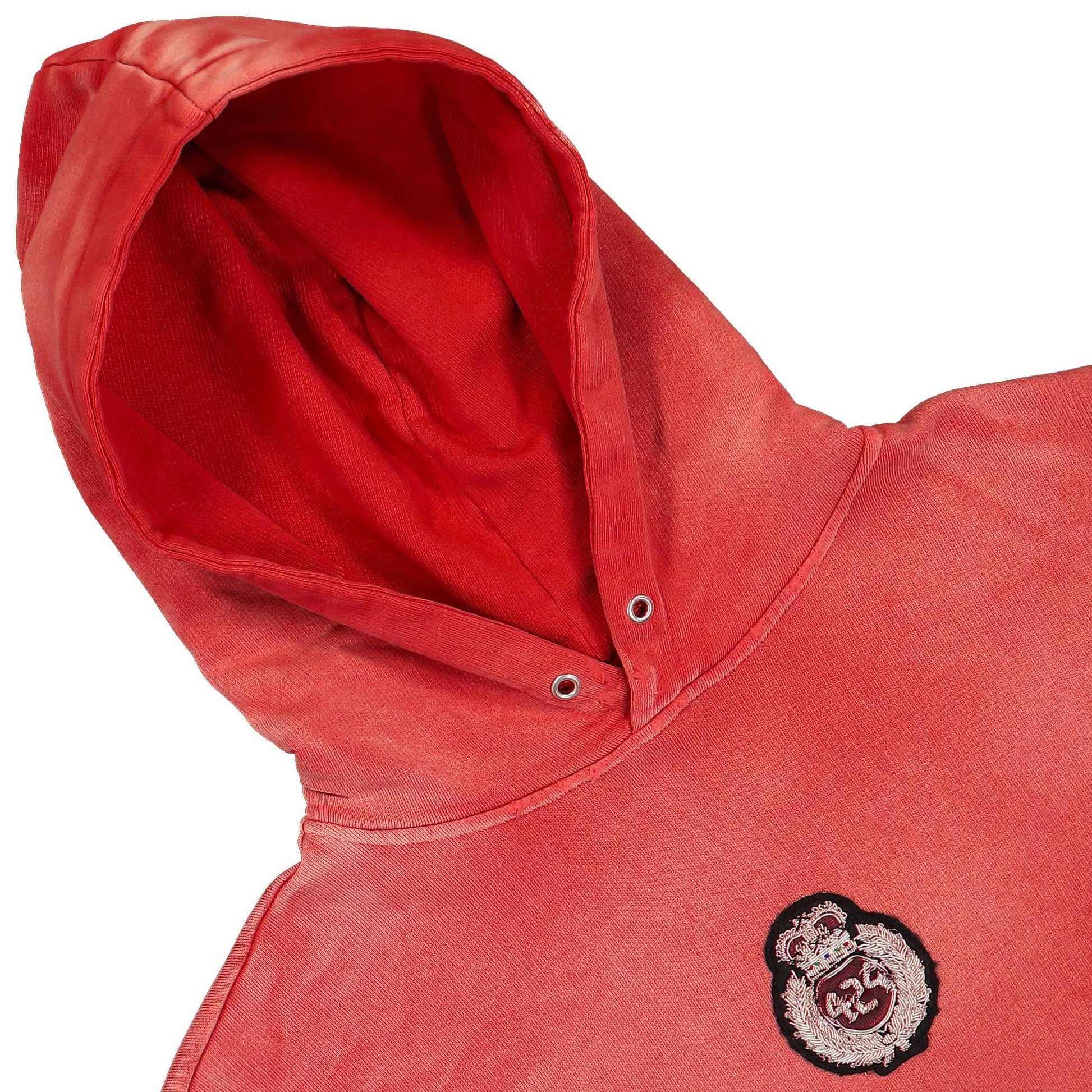 424 College Hoodie Red Detail view 3 | Gate