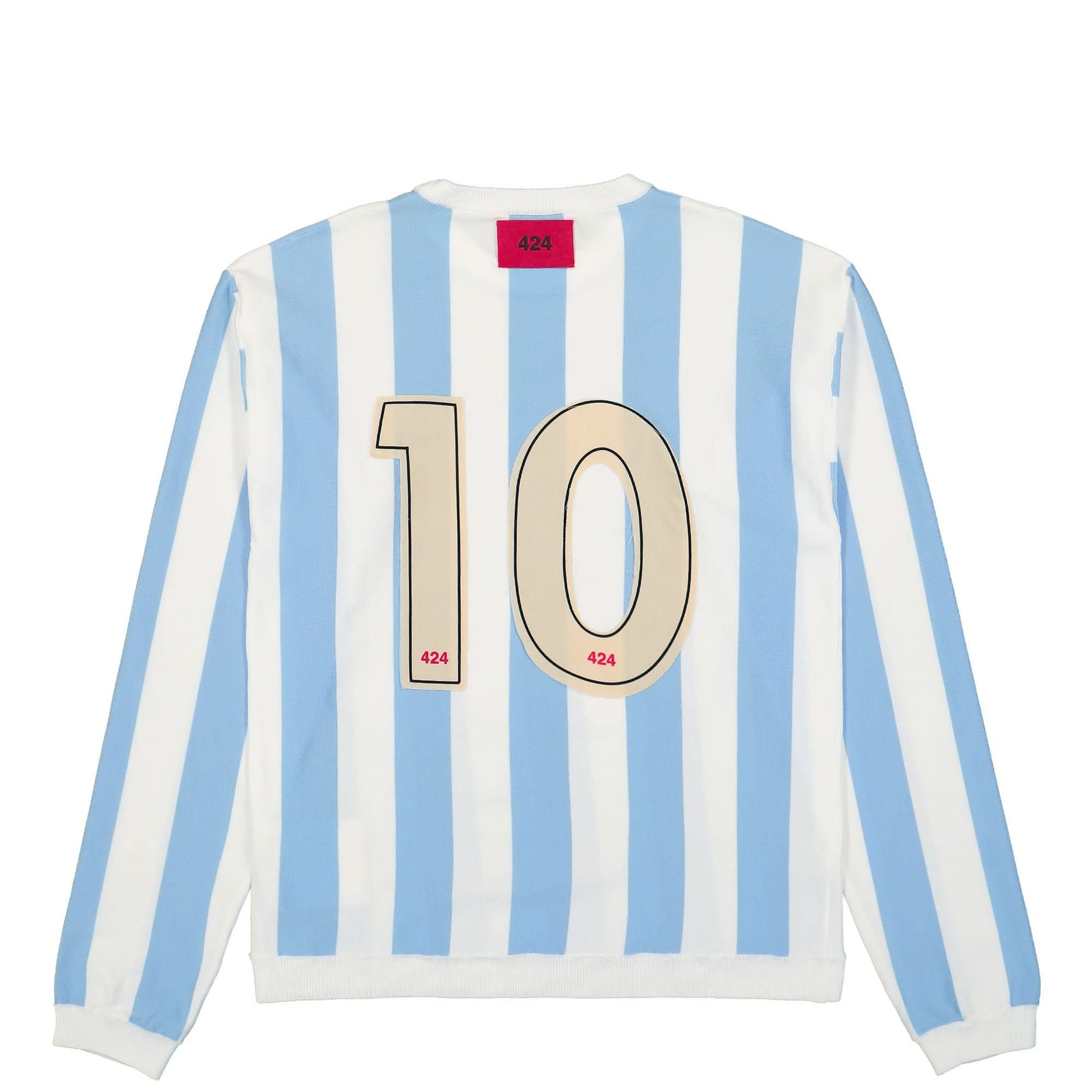 424 Soccer Sweater White,Blue Detail view 2 | Gate