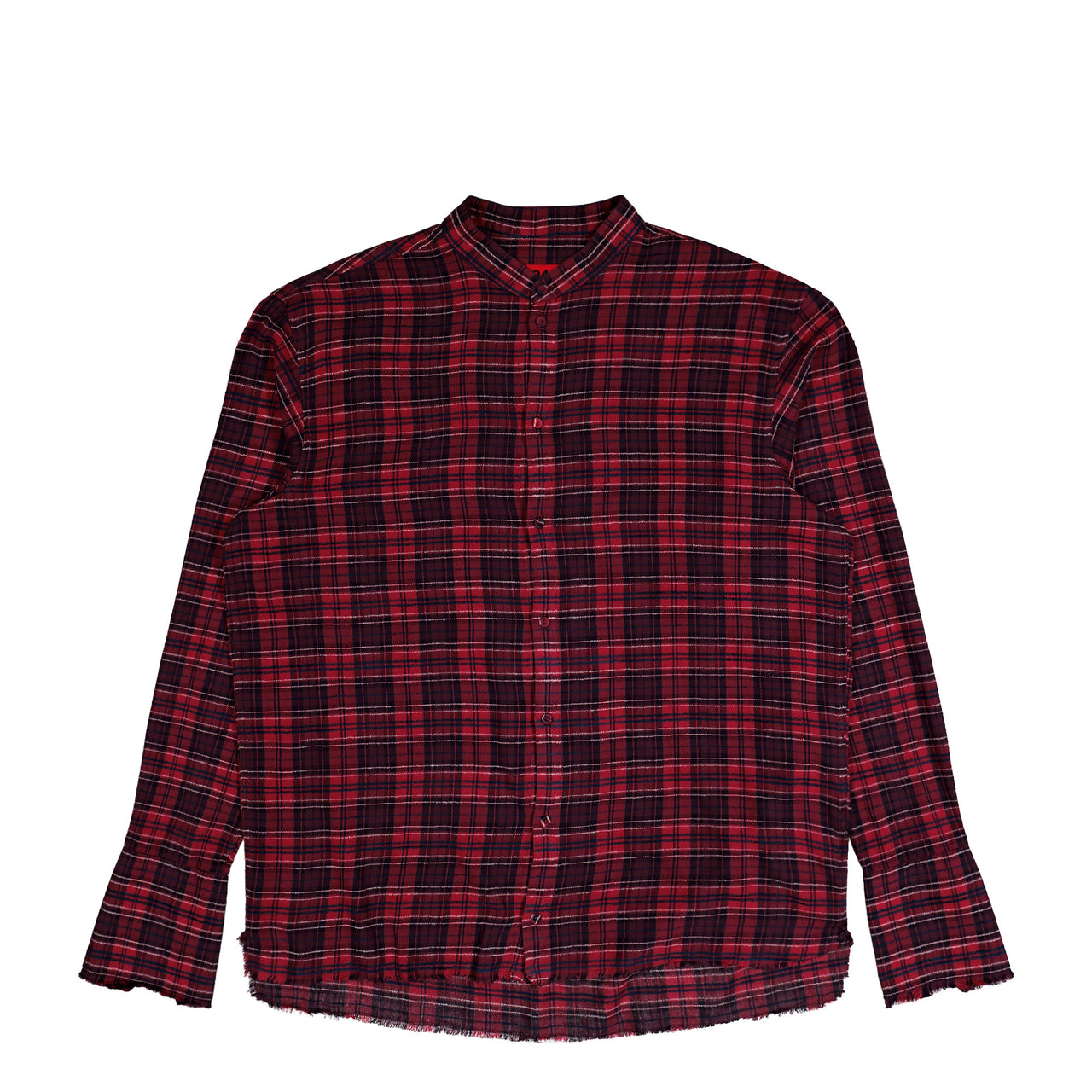 424 Flannel Shirt Red Shirts FFF5MS15BP TQ085 310 / Red Detail View 1 | GATE