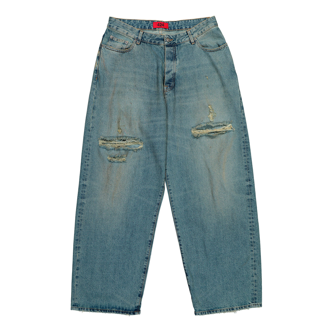 424 Big Daddy Denim Vintage Red Denim FFF5MT36AP TE001 502 / Japanese Vintage Washed Blue Detail View 1 | GATE
