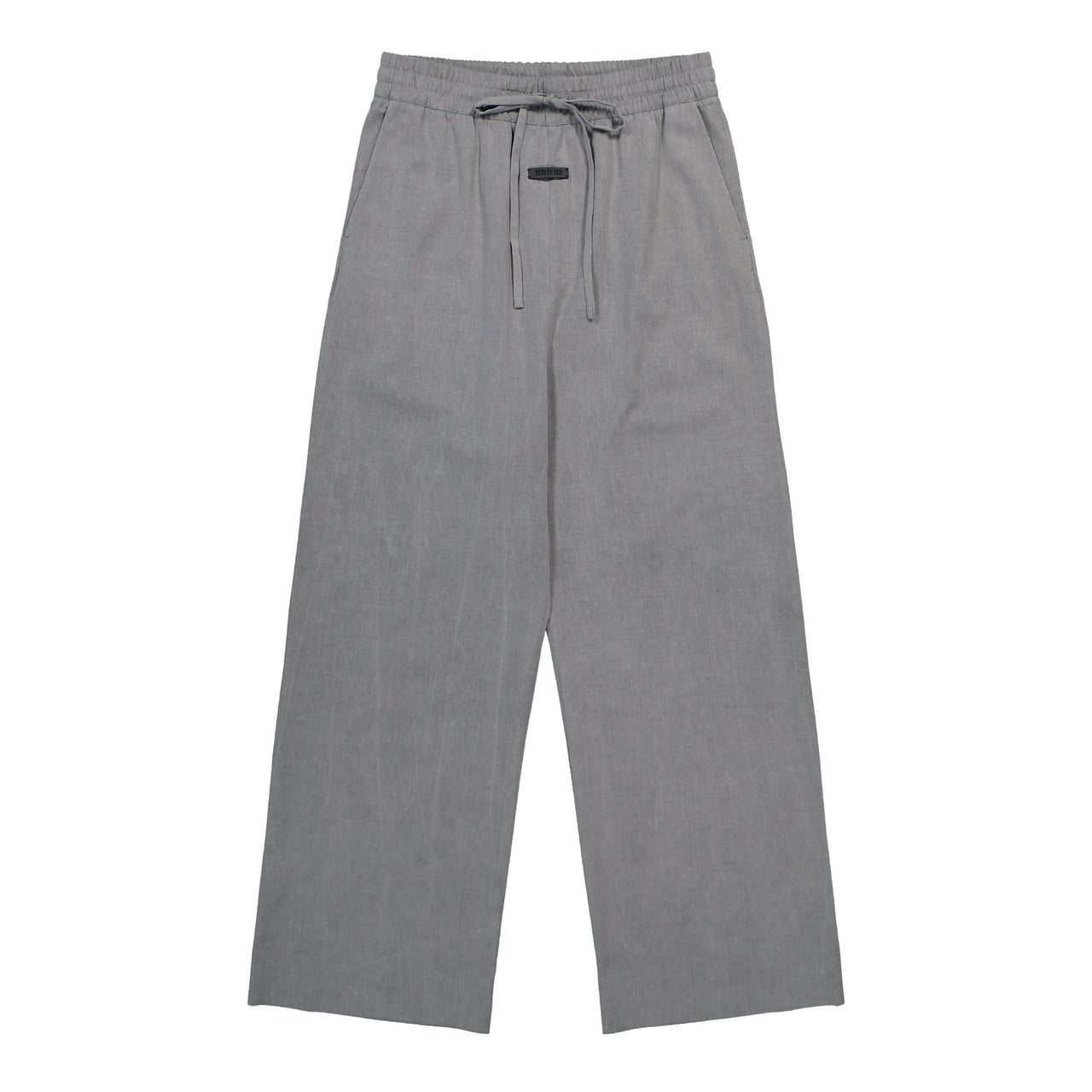 Fear Of God Wid Leg Drawstring Pants Metallic Grey Pants FG9M65-652PDVW Detail View 1 | GATE