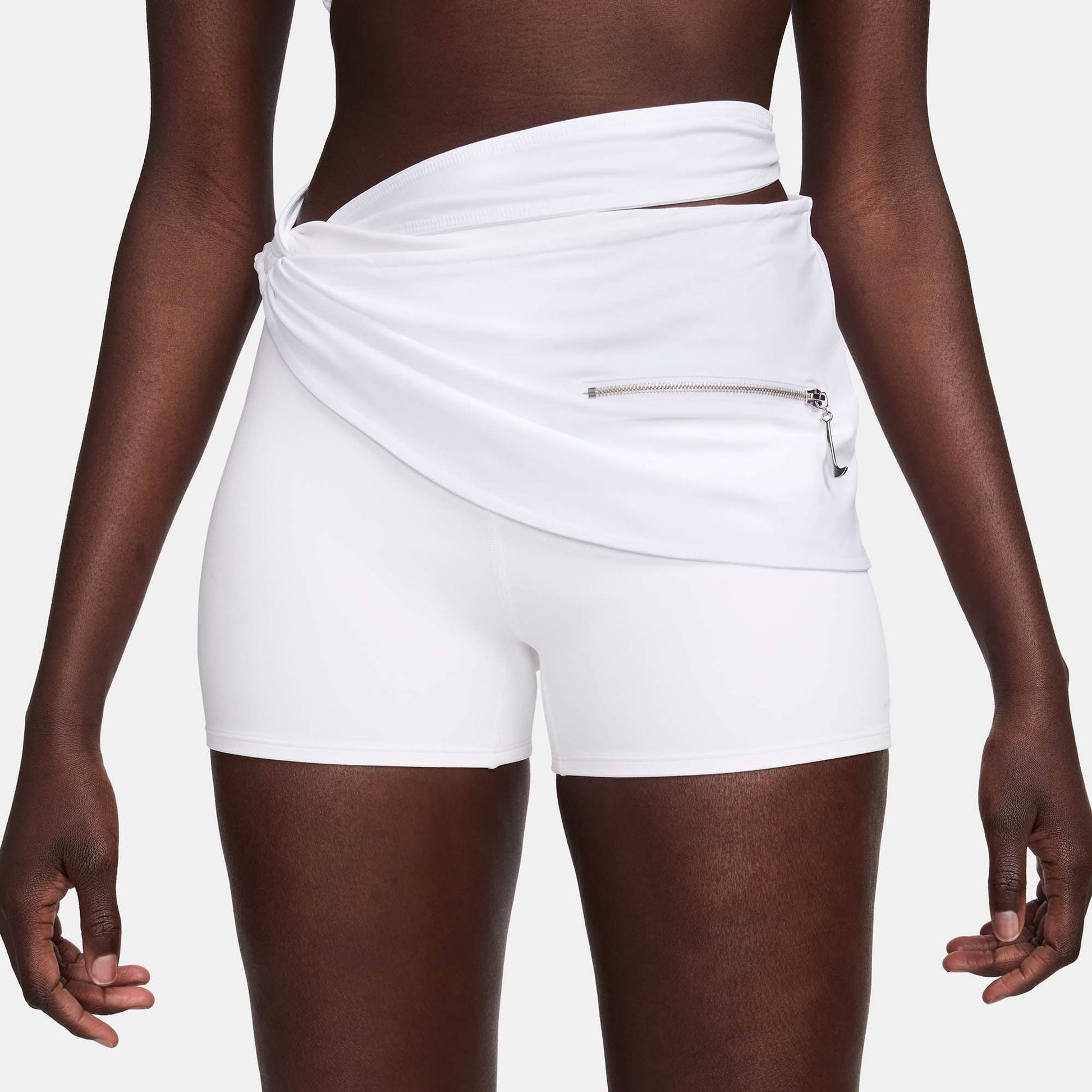 Nike W NRG Layered Shorts White Detail view 2 | Gate