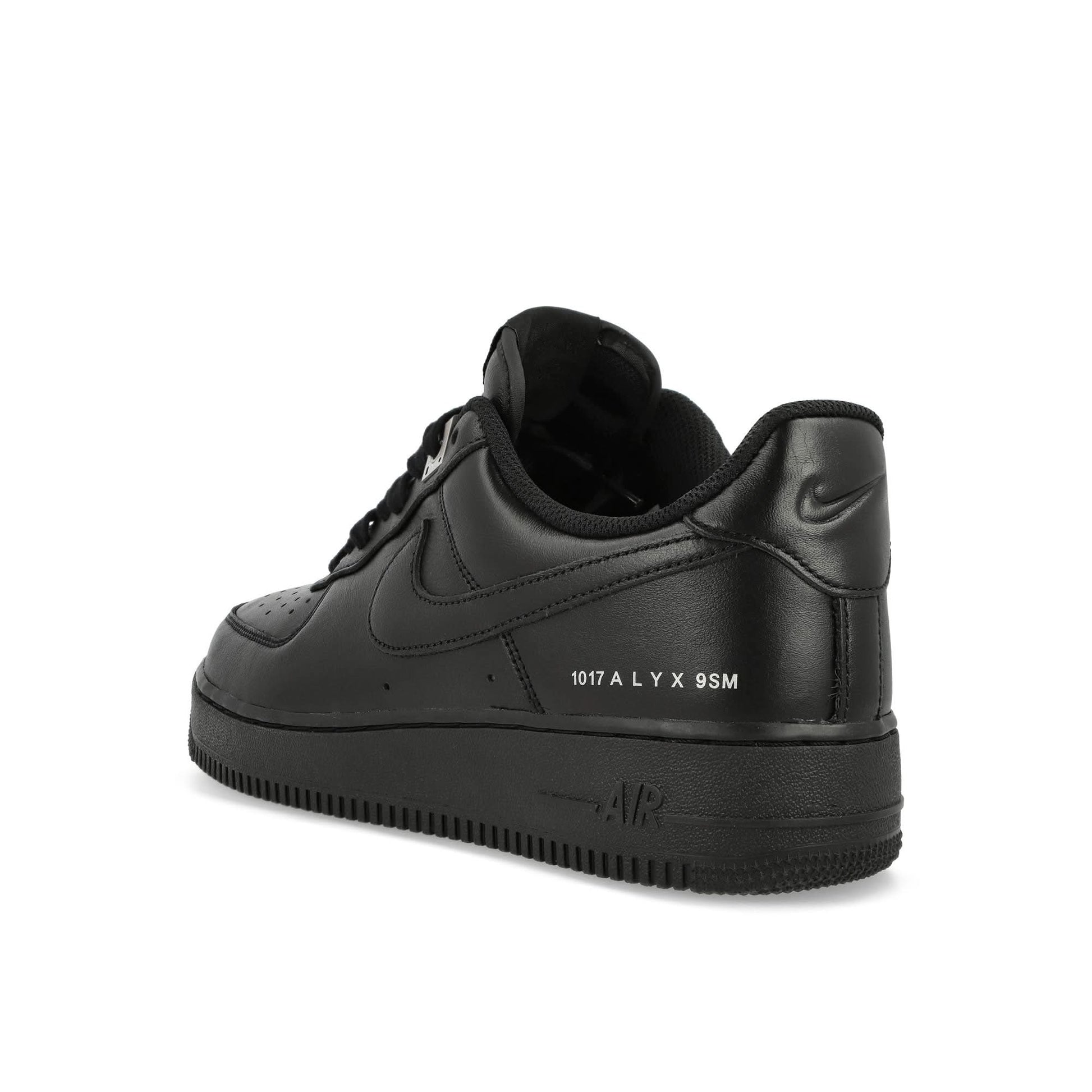1017 Alyx 9SM Air Force 1 Low SP Black Sneaker Detail view 3 | Gate