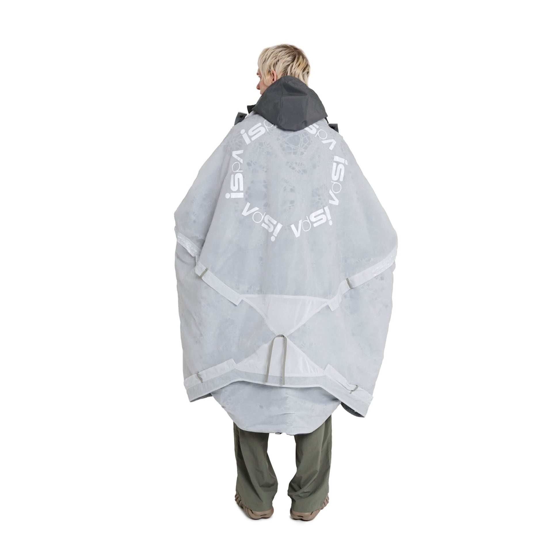 Nike NRG Ispa Metamorph Poncho Grey Detail view 3 | Gate