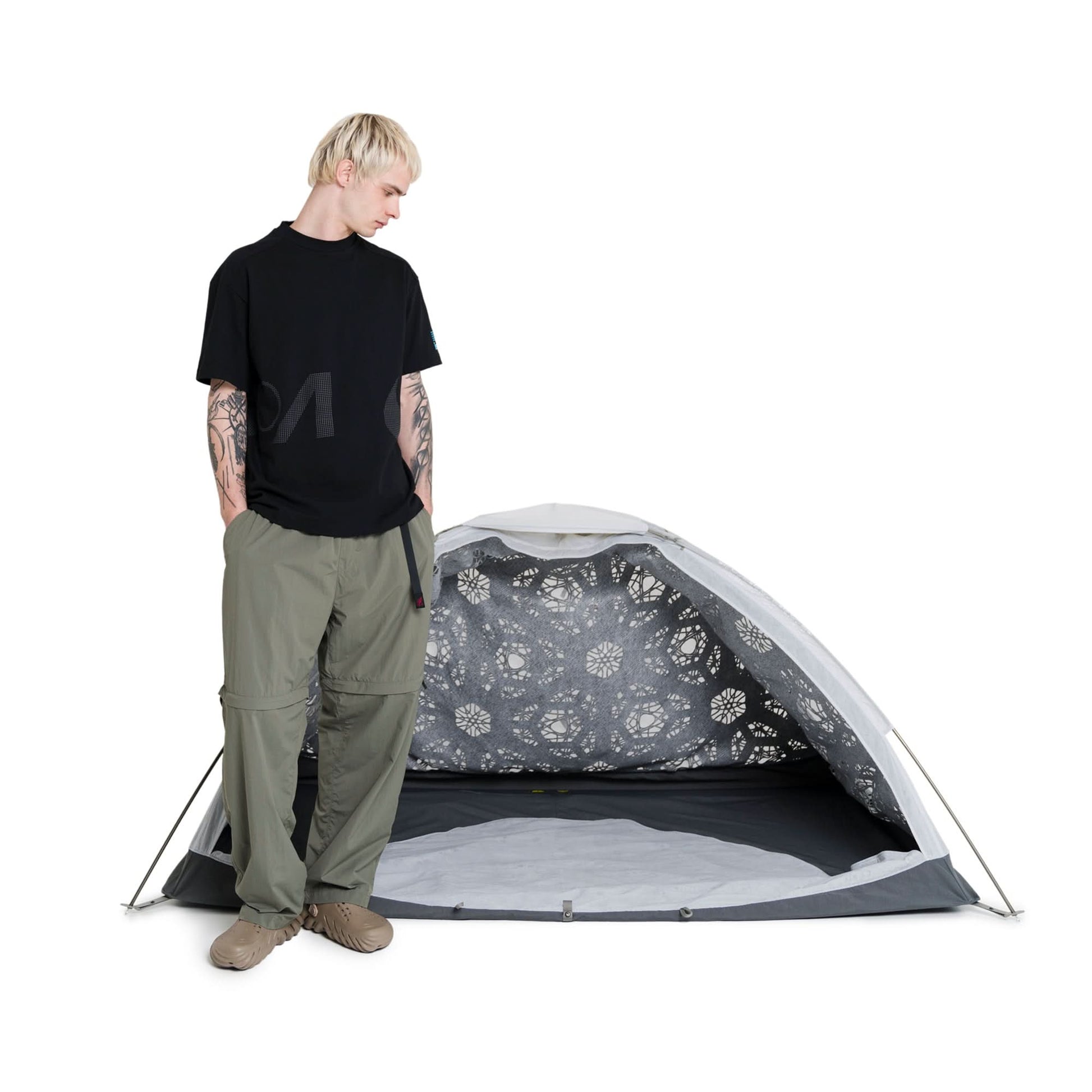 Nike NRG Ispa Metamorph Poncho Grey Detail view 2 | Gate