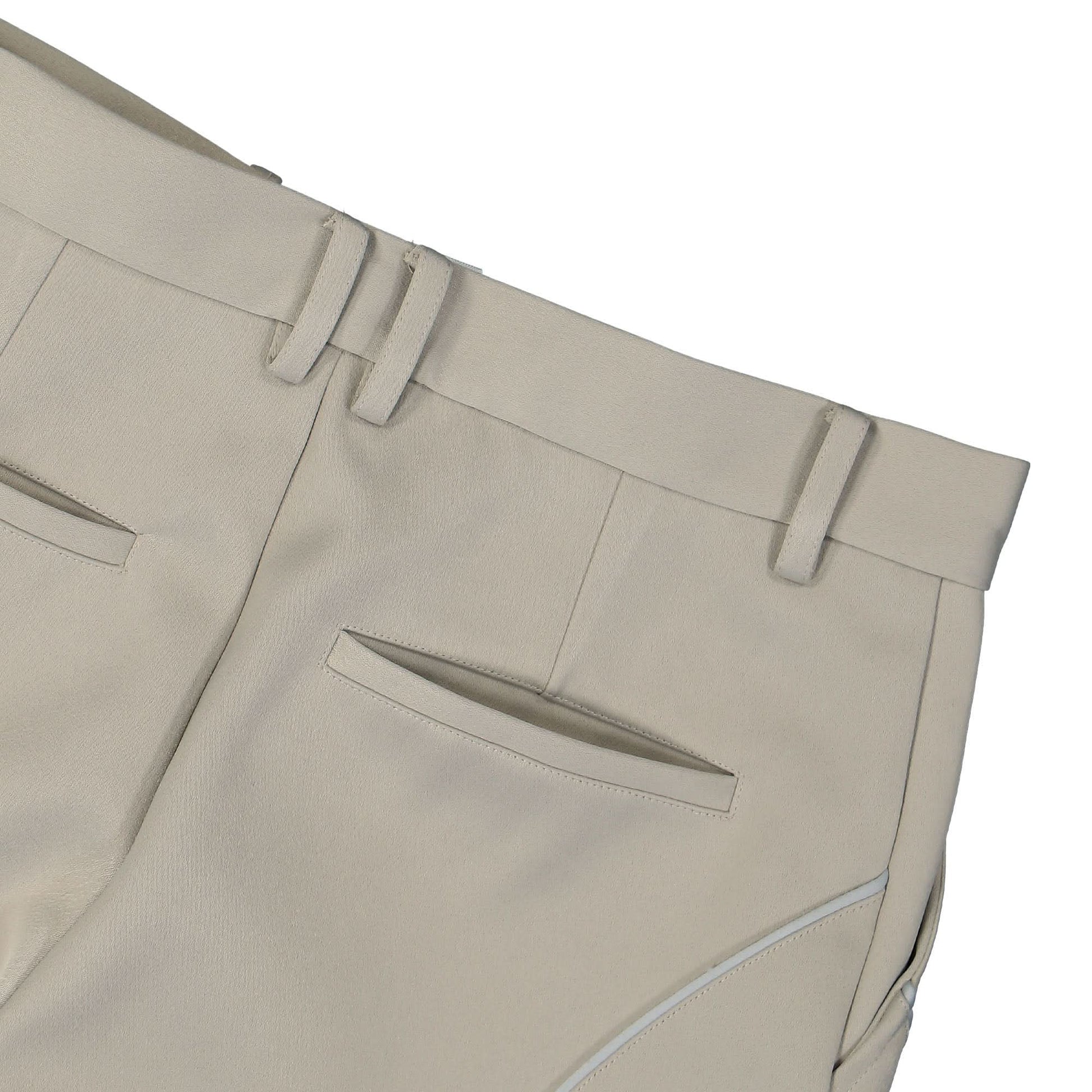 Feng Chen Wang Mix Panelled PU Leather Cargo Grey Detail view 5 | Gate