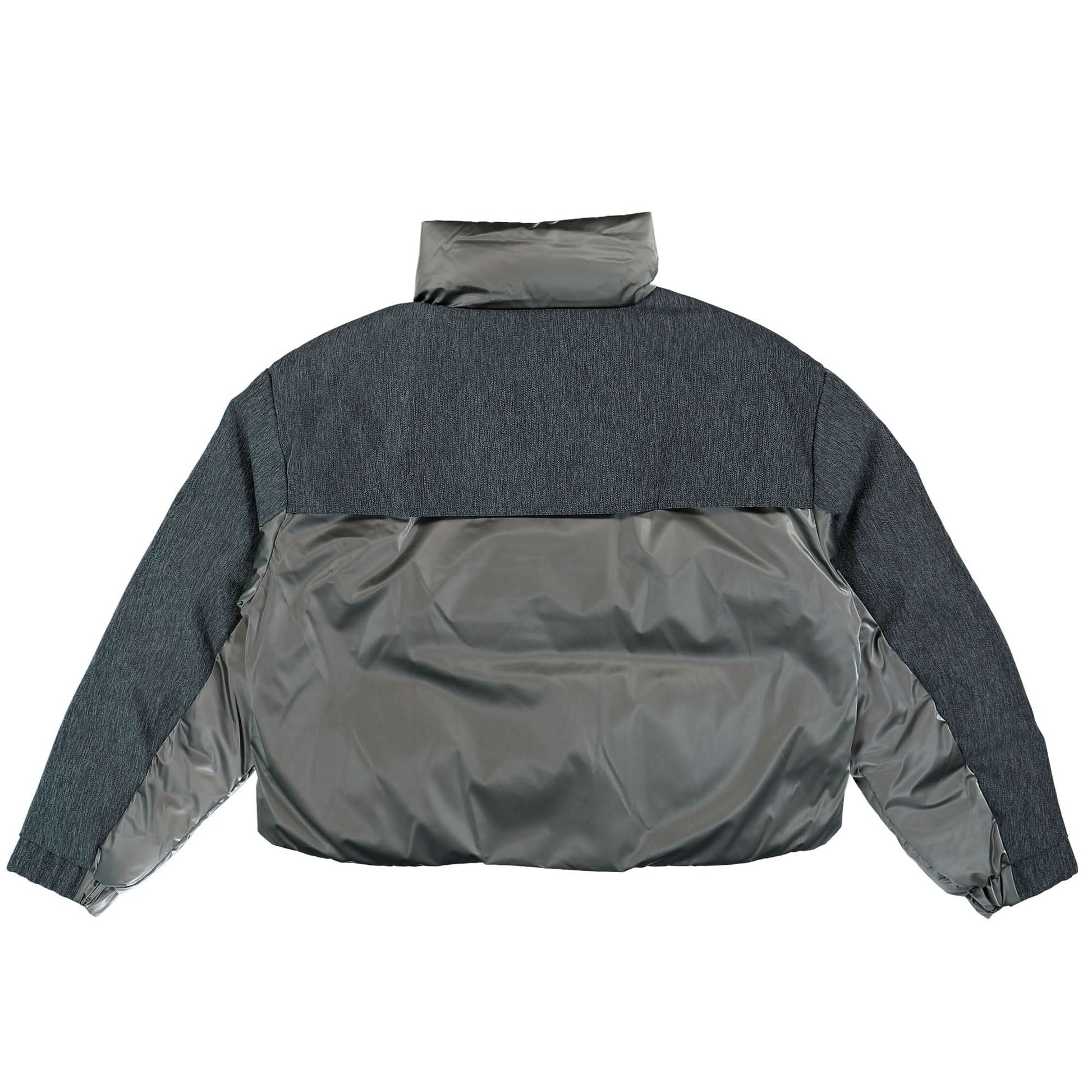 Feng Chen Wang 2 In 1 Panelled Down Jacket Blue Detail view 12 | Gate