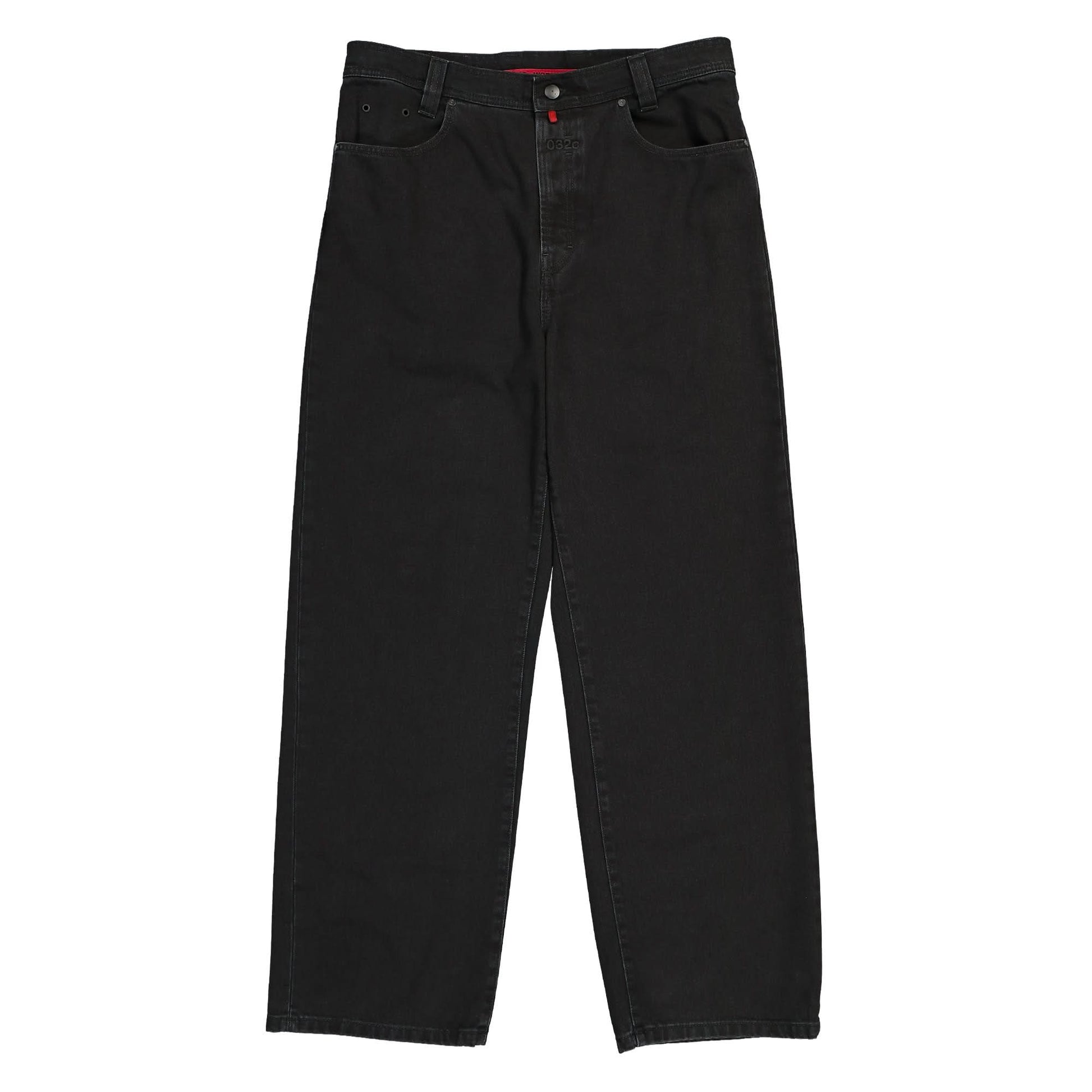 032c New Classic Wide Leg Jean Black Detail view 1 | Gate