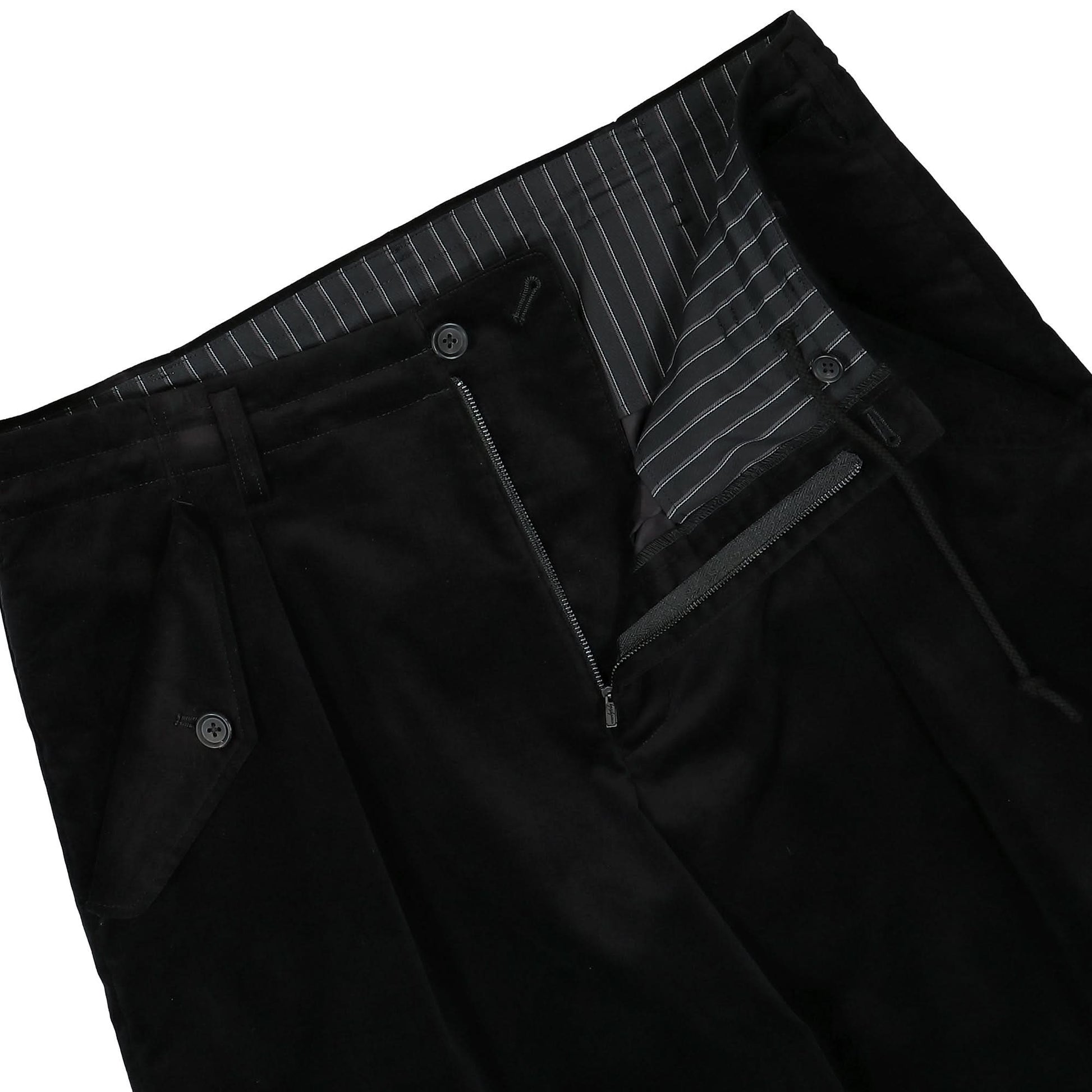 Yohji Yamamoto Homme Pant Black Detail view 4 | Gate