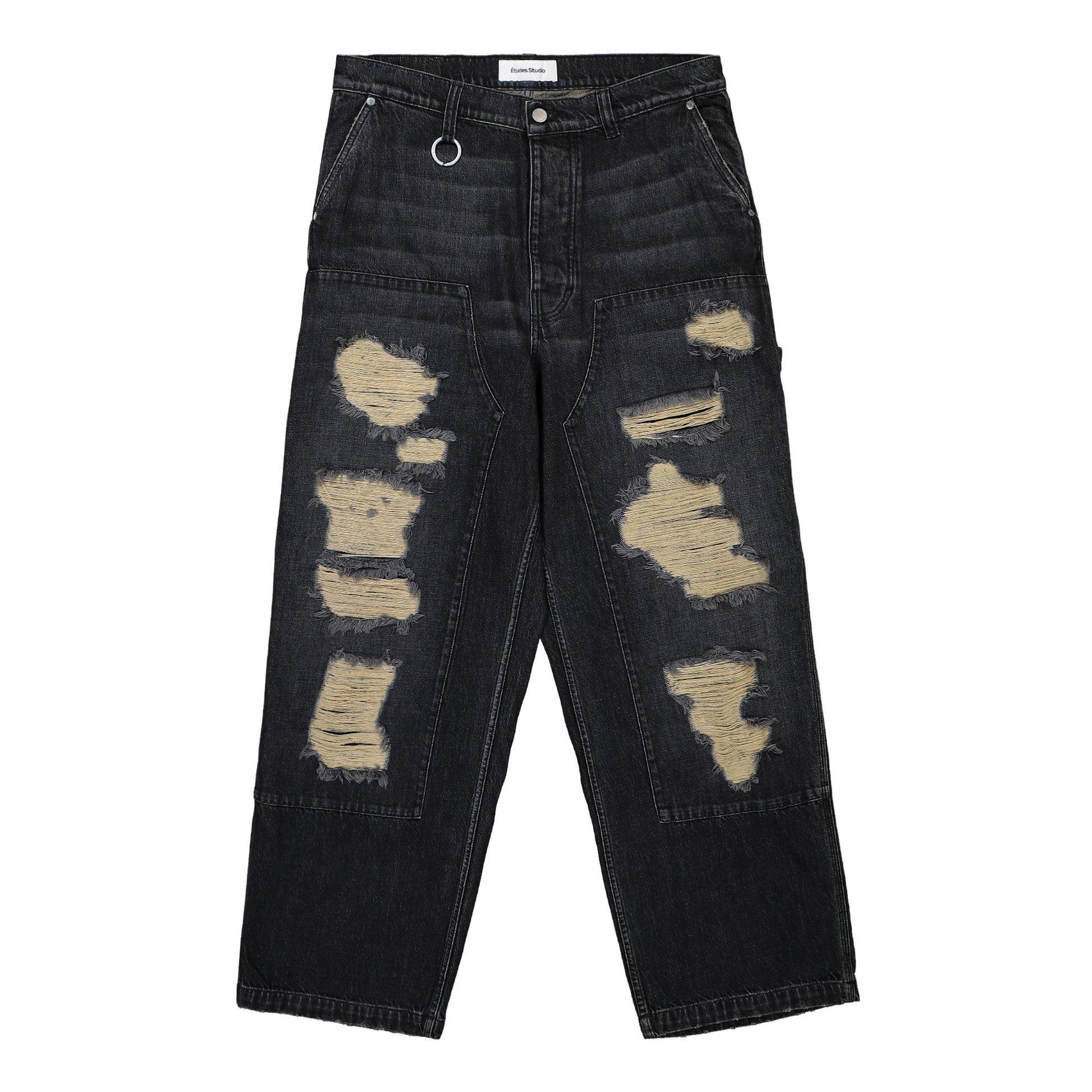 Études Studio Loose Carpenter Pant Black Detail view 1 | Gate