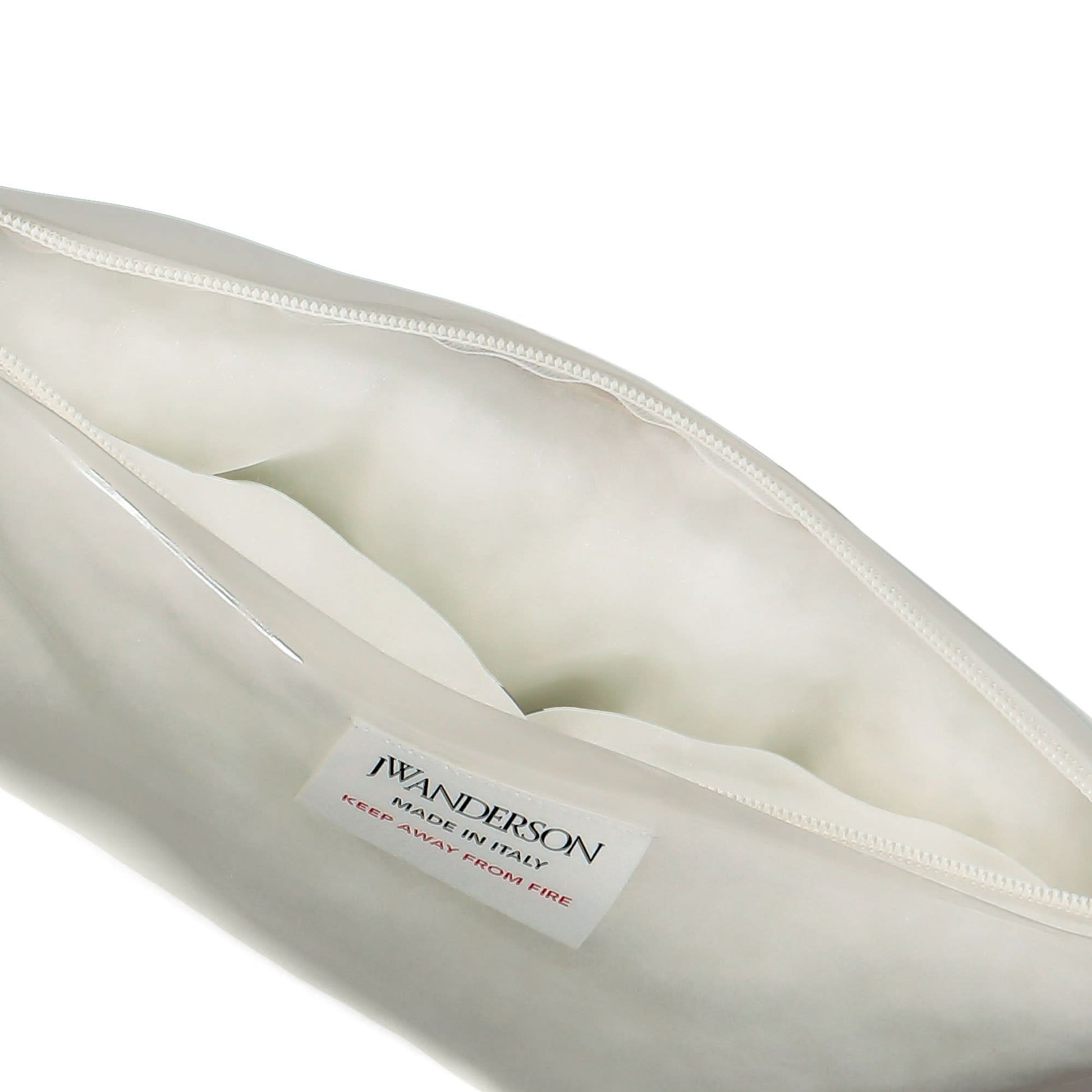 JW Anderson Cushion Clutch White Detail view 3 | Gate