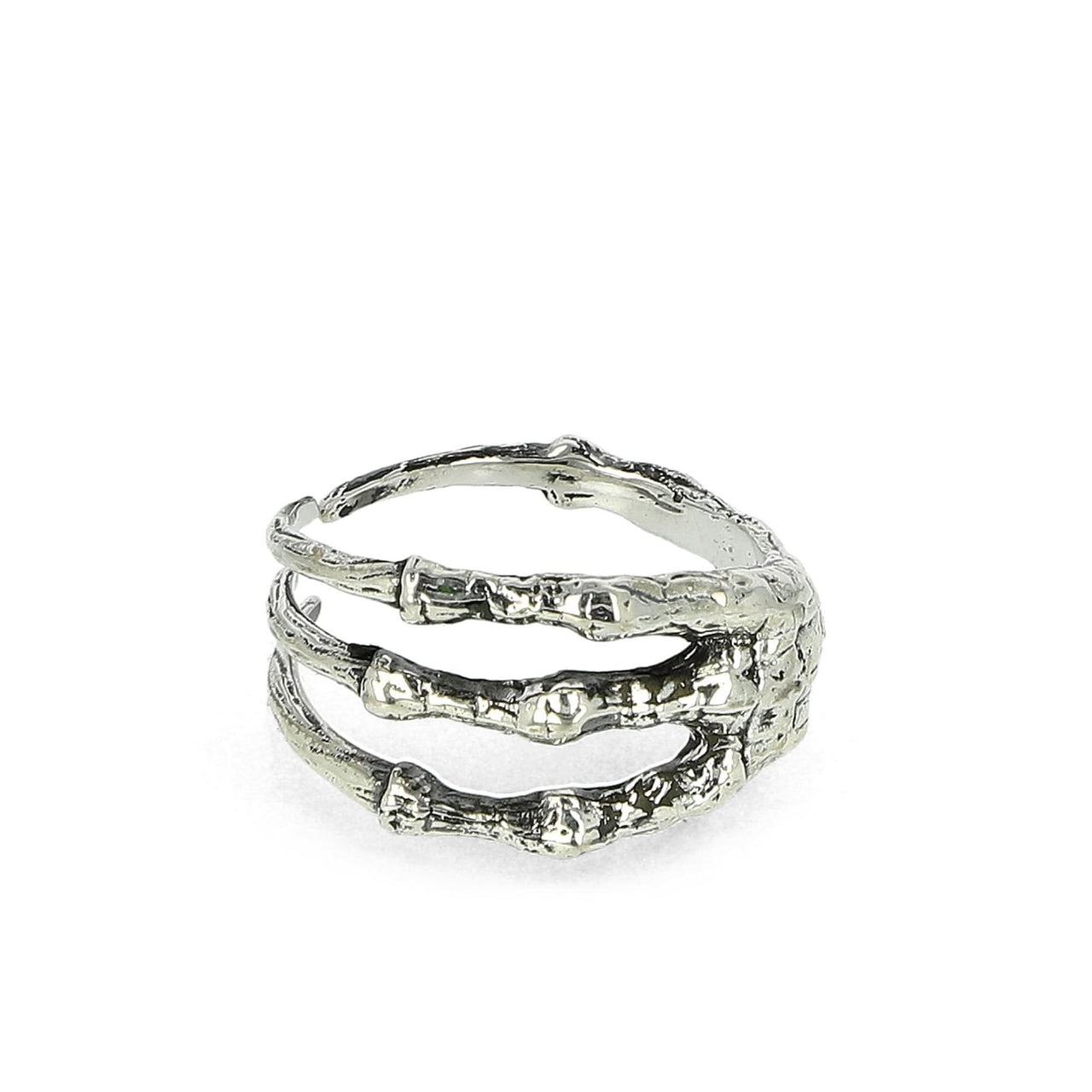 Yohji Yamamoto Homme Hawker Ring Silver Detail view 1 | Gate