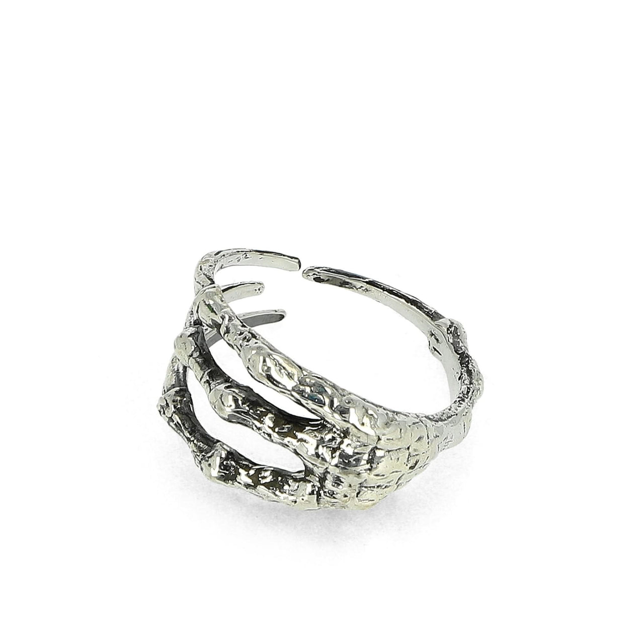 Yohji Yamamoto Homme Hawker Ring Silver Detail view 1 | Gate