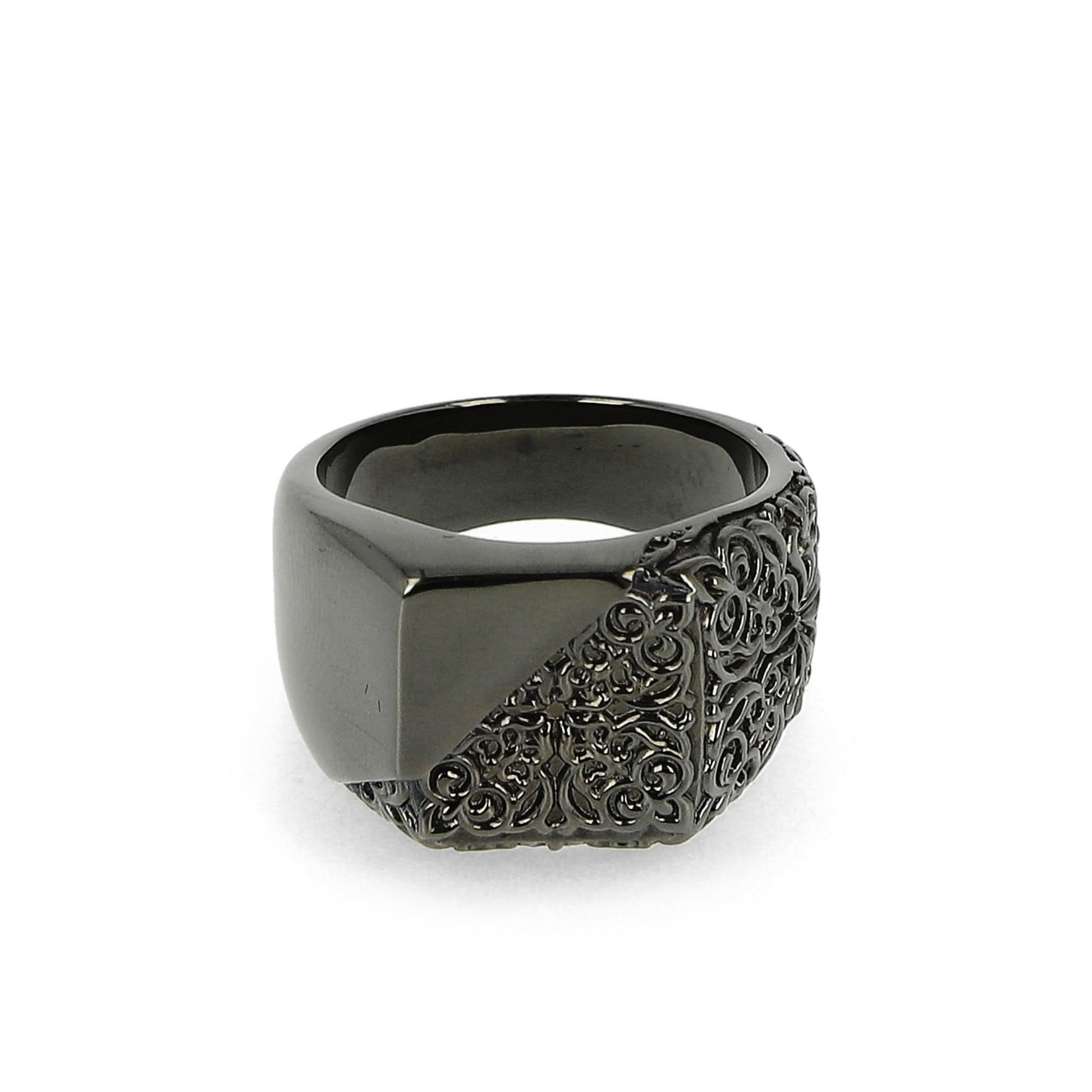 Yohji Yamamoto Homme Element Ring Black Detail view 1 | Gate