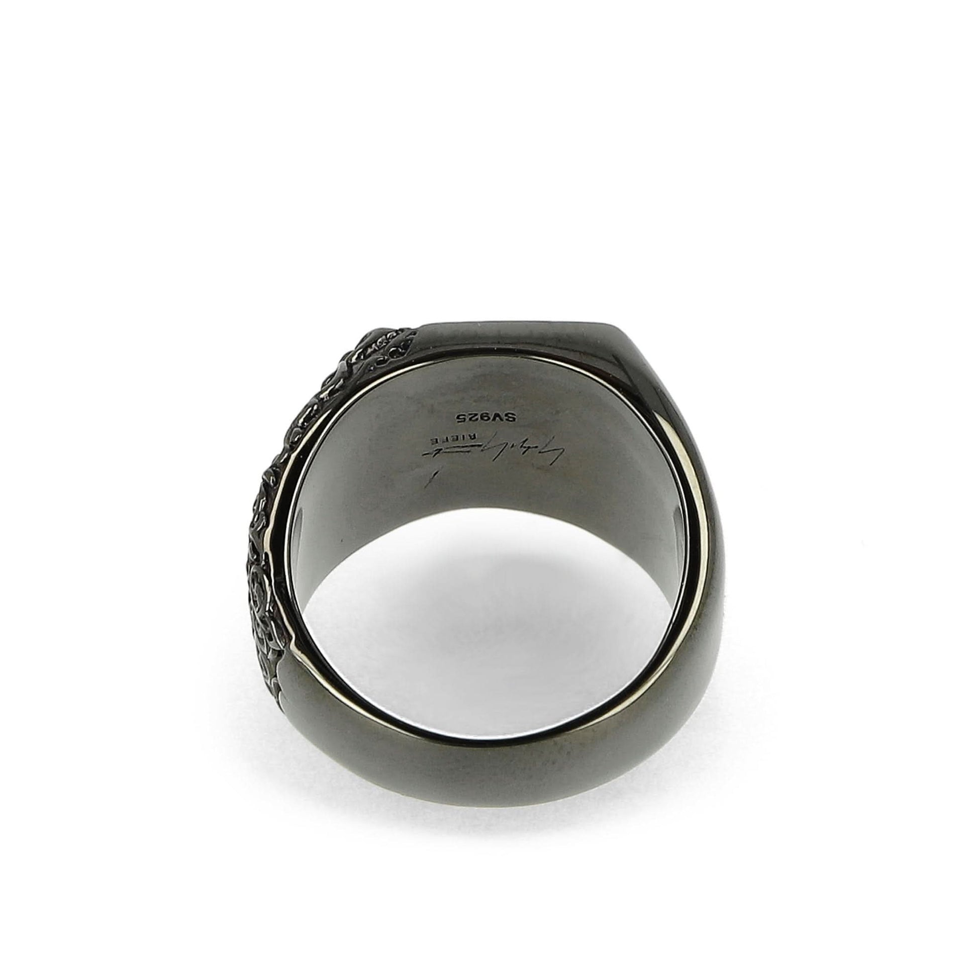 Yohji Yamamoto Homme Element Ring Black Detail view 4 | Gate