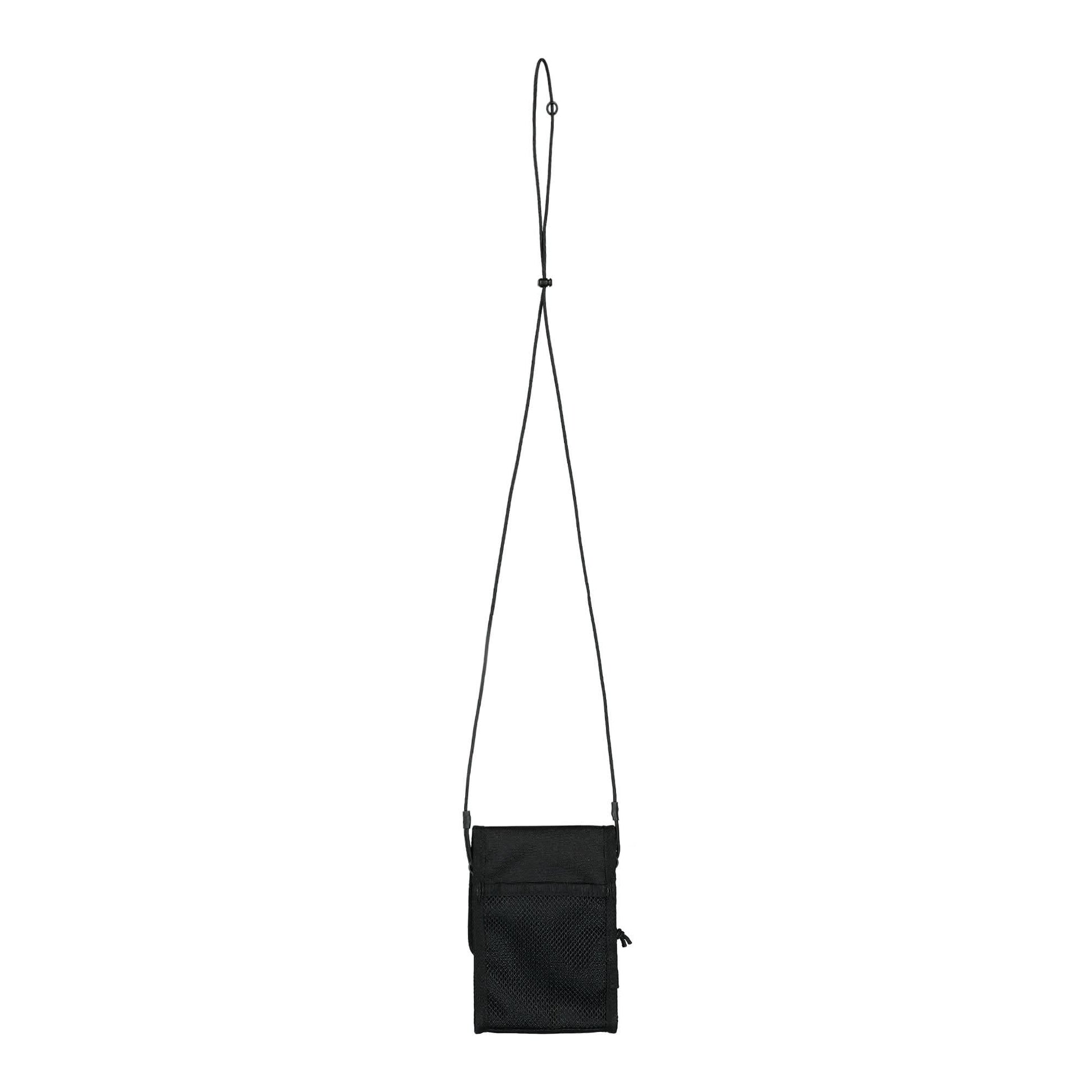Yohji Yamamoto Homme Neck Pouch YY Logo Black Detail view 2 | Gate