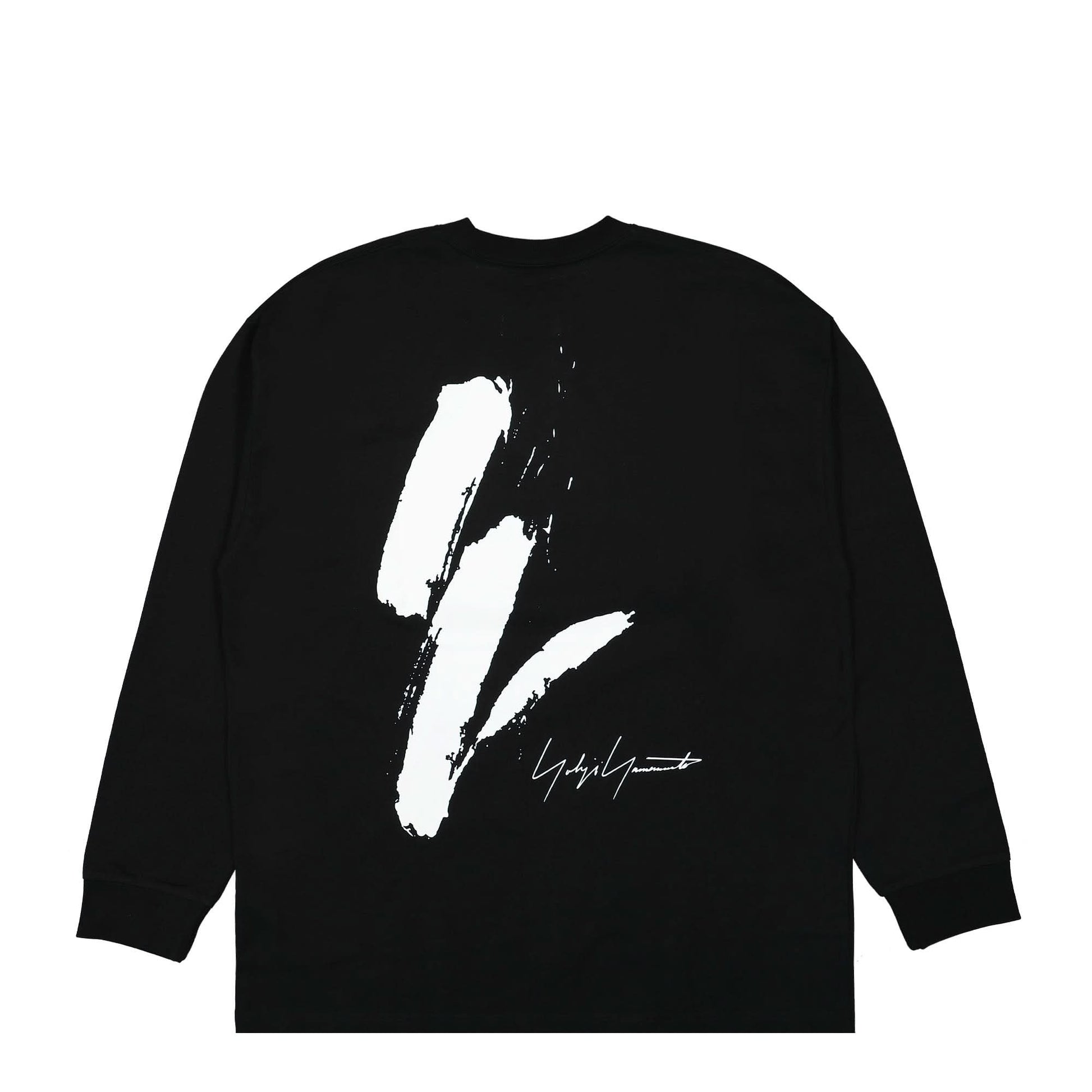 Yohji Yamamoto Homme Longsleeve Tee Black Detail view 2 | Gate