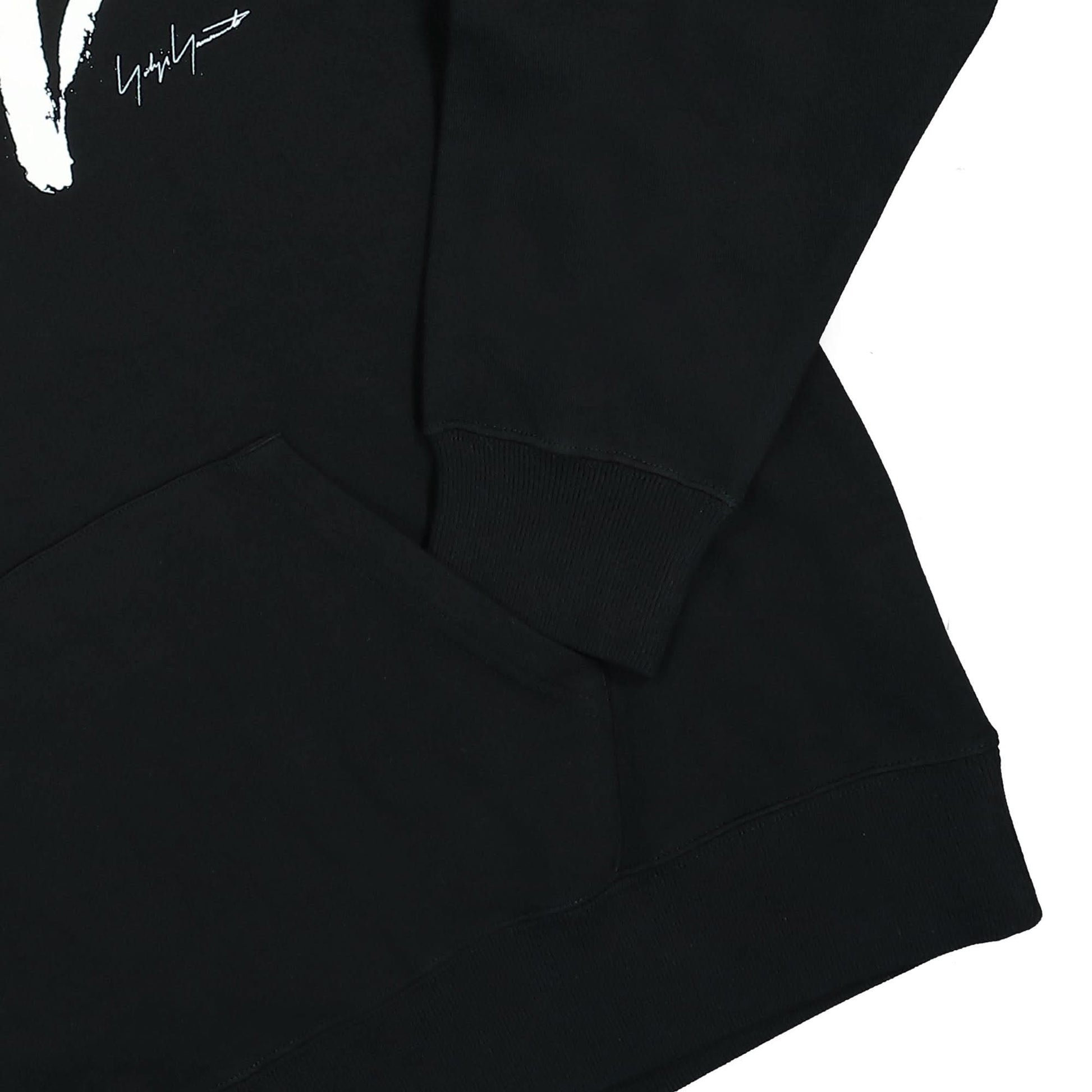 Yohji Yamamoto Homme Hoodie Black Detail view 4 | Gate