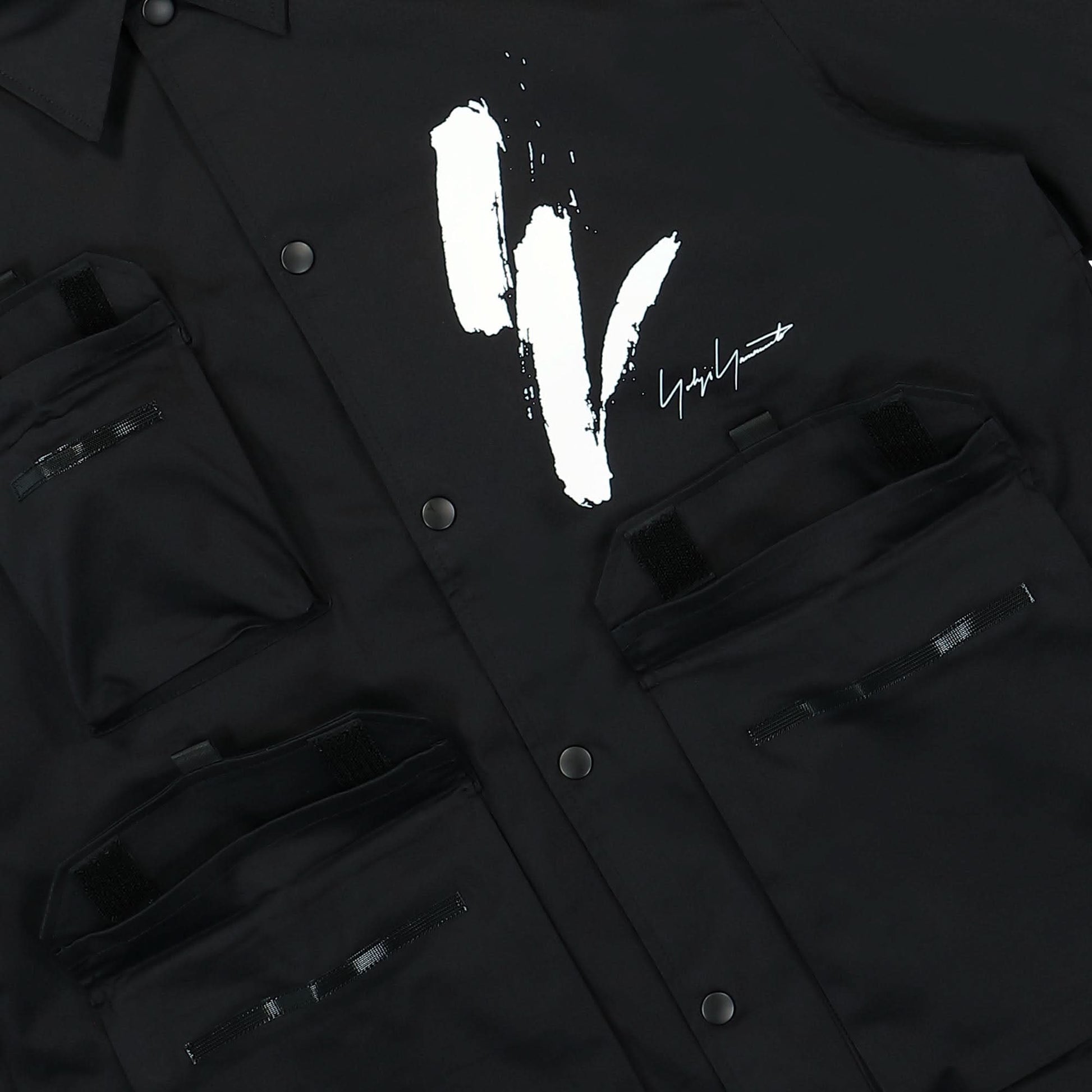Yohji Yamamoto Homme Field Coach Jacket Black Detail view 5 | Gate