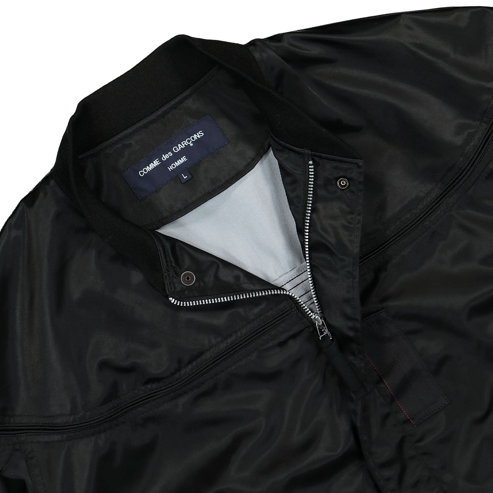 Comme des Garçons Homme Jacket Black Detail view 3 | Gate