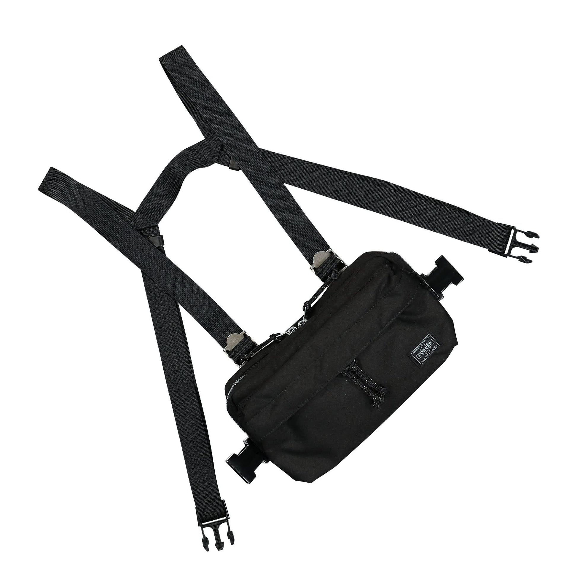 Porter-Yoshida & Co. Shoulder Bag Black Detail view 7 | Gate