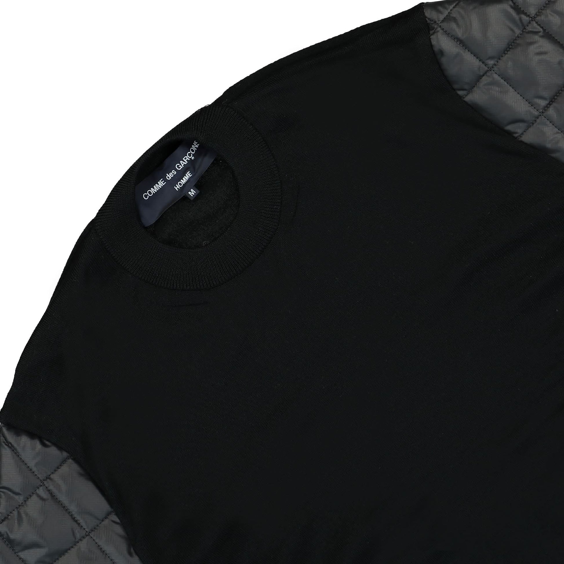 Comme des Garçons Homme Sweater Black Detail view 3 | Gate