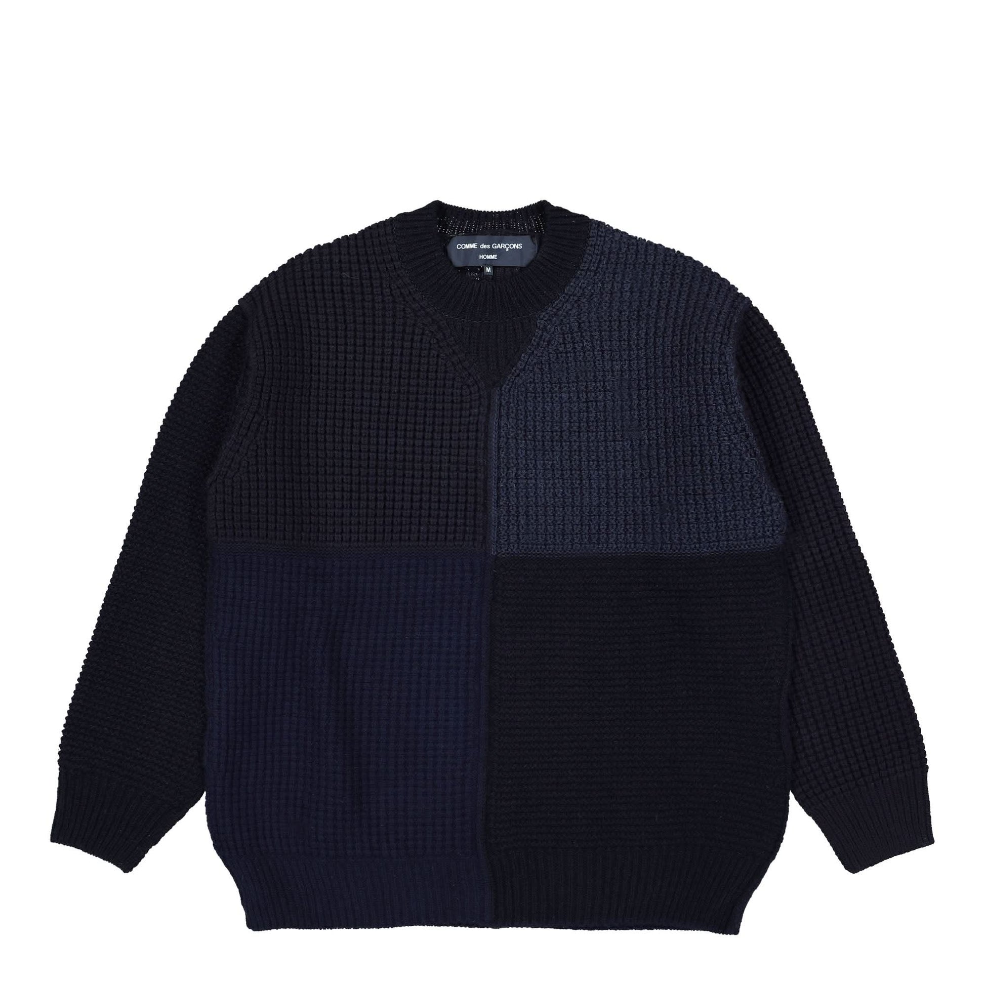 Comme des Garçons Homme Sweater Blue Detail view 1 | Gate