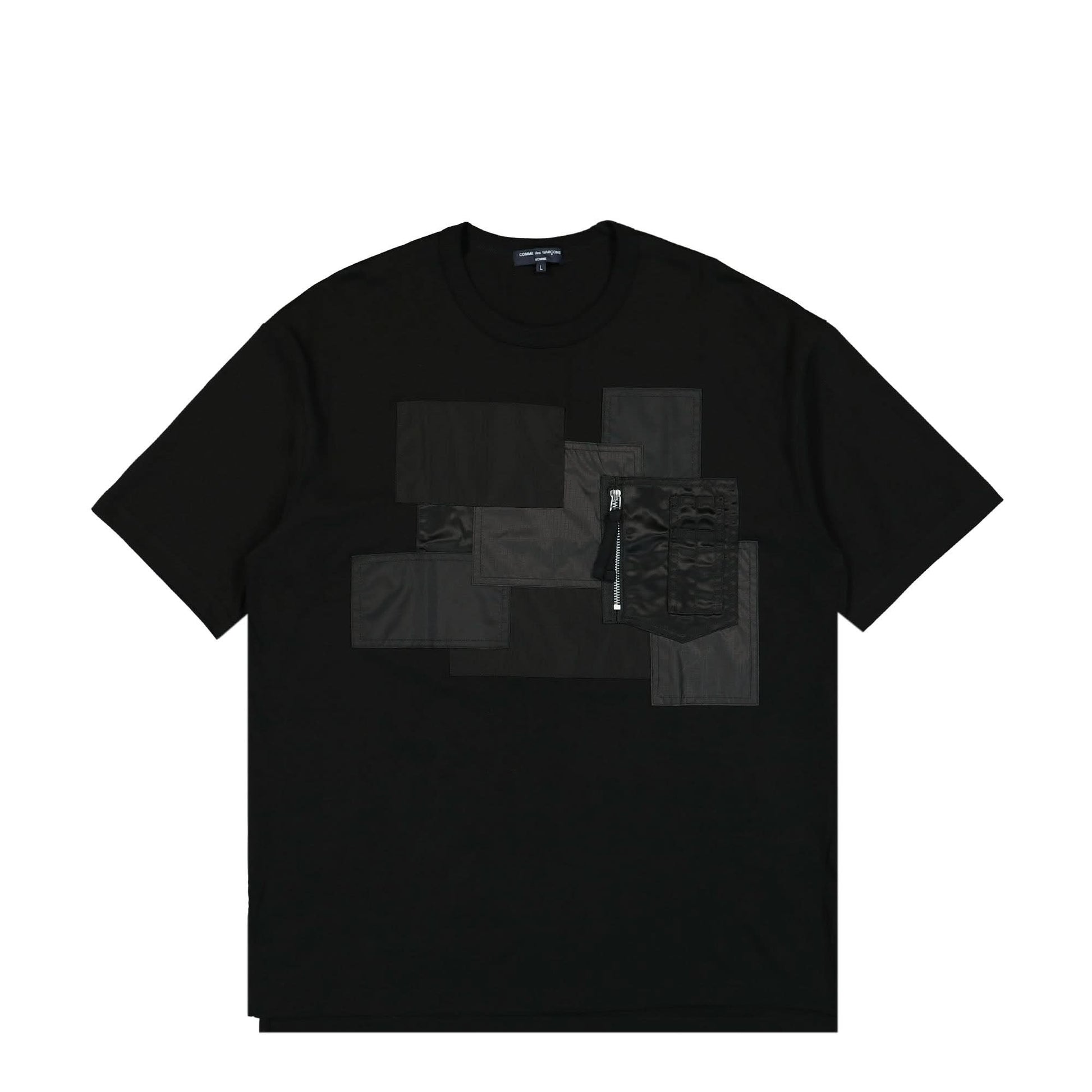 Comme des Garçons Homme T-Shirt Black Detail view 1 | Gate