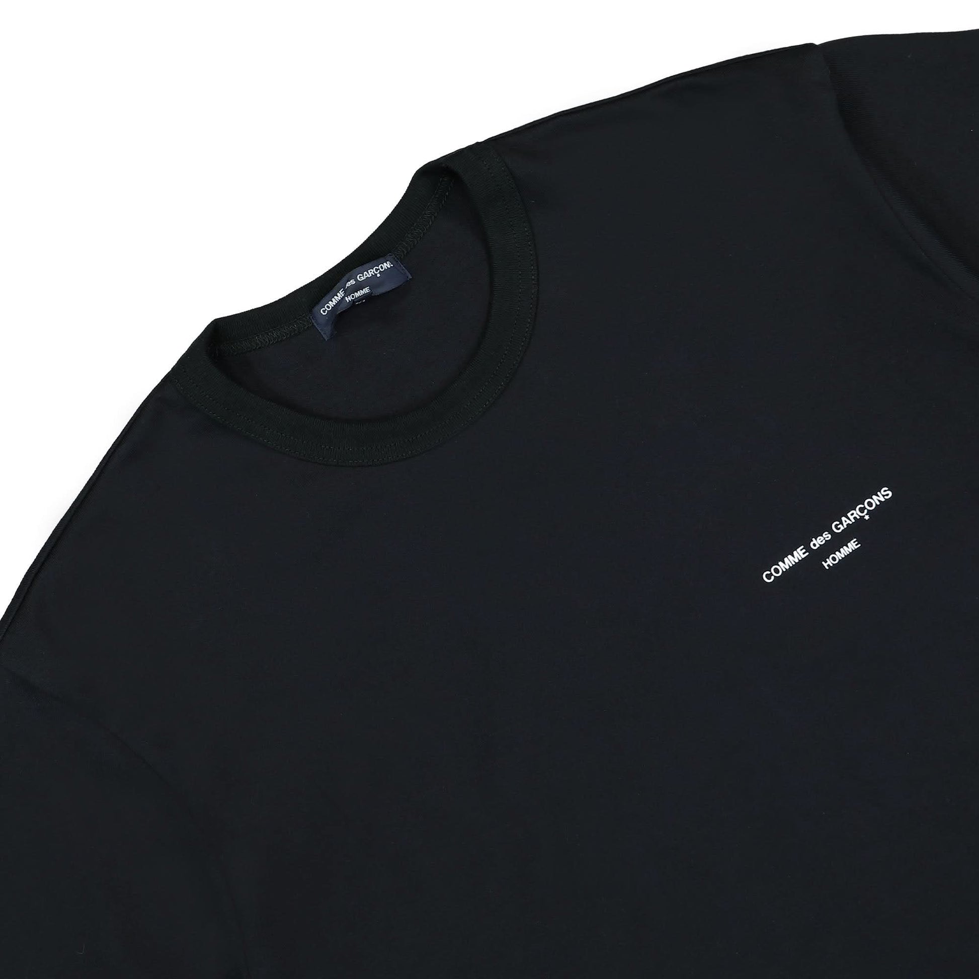 Comme des Garçons Homme T-Shirt Black Detail view 3 | Gate