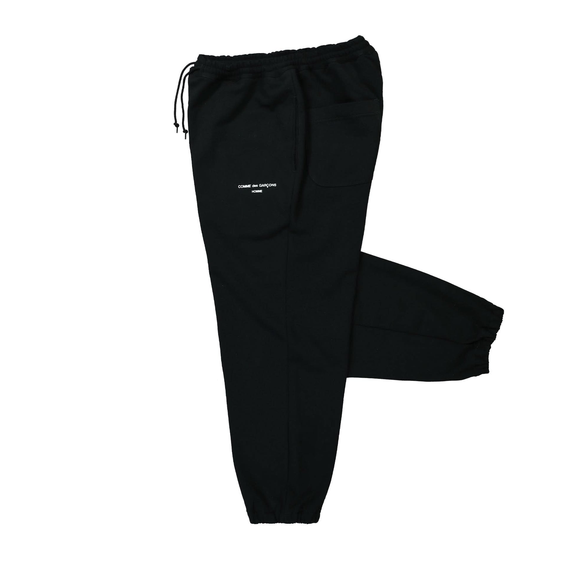 Comme des Garçons Homme Sweatpants Black Detail view 3 | Gate