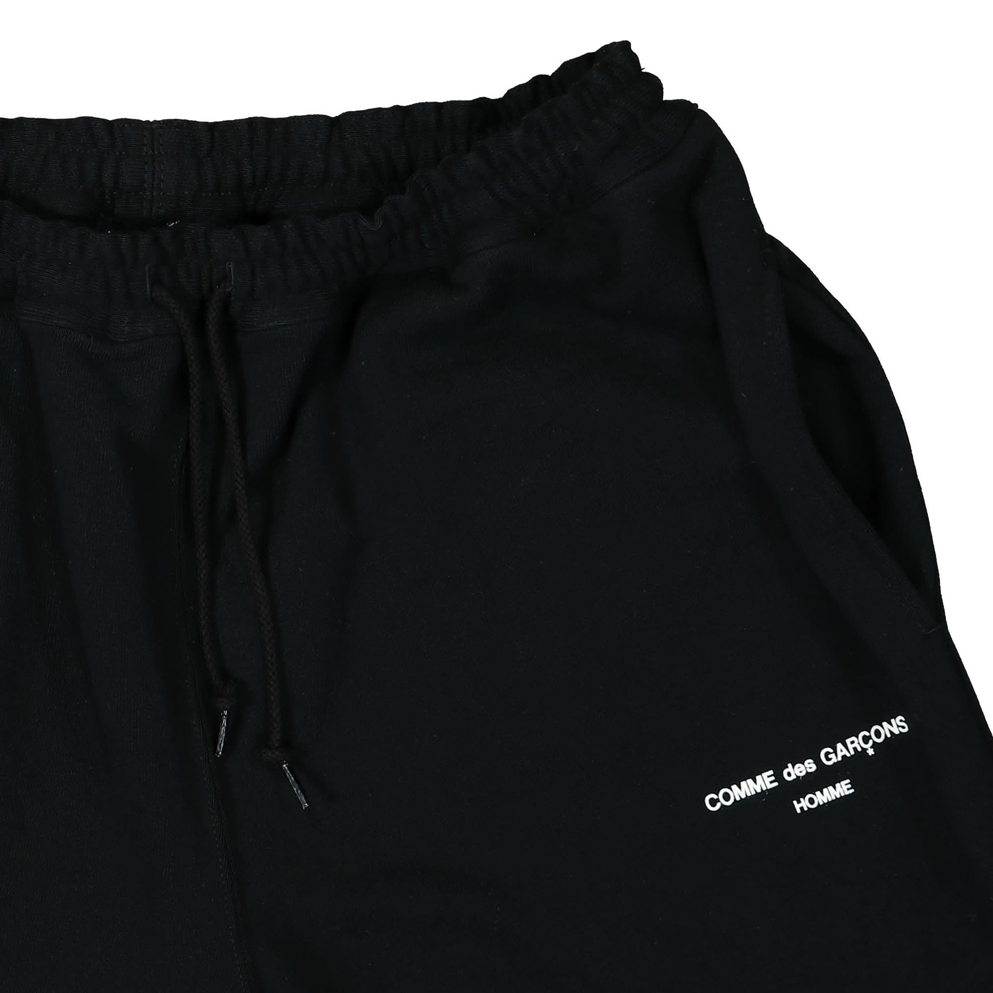 Comme des Garçons Homme Sweatpants Black Detail view 4 | Gate