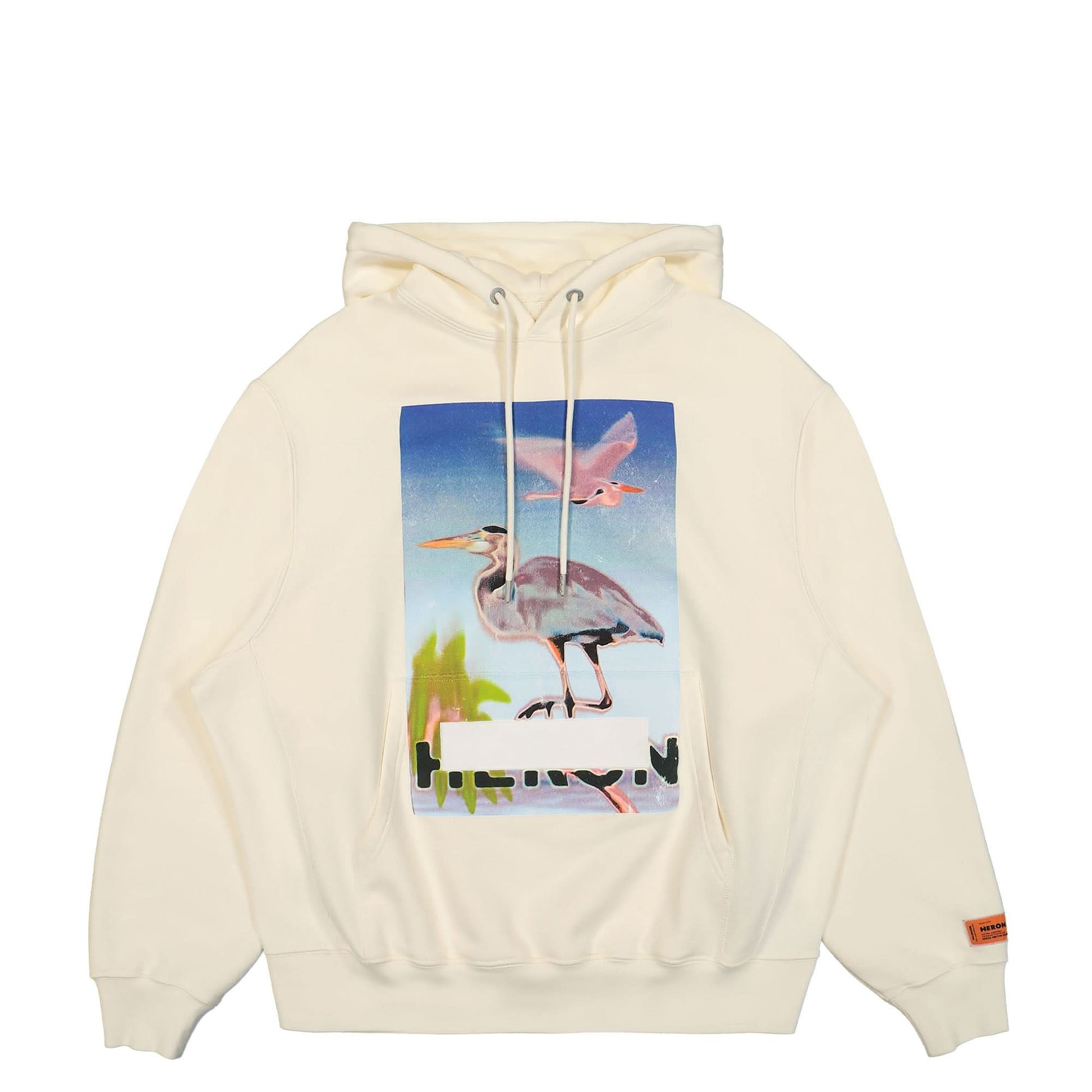 Heron Preston Heron Censored Hoodie Beige Detail view 1 | Gate