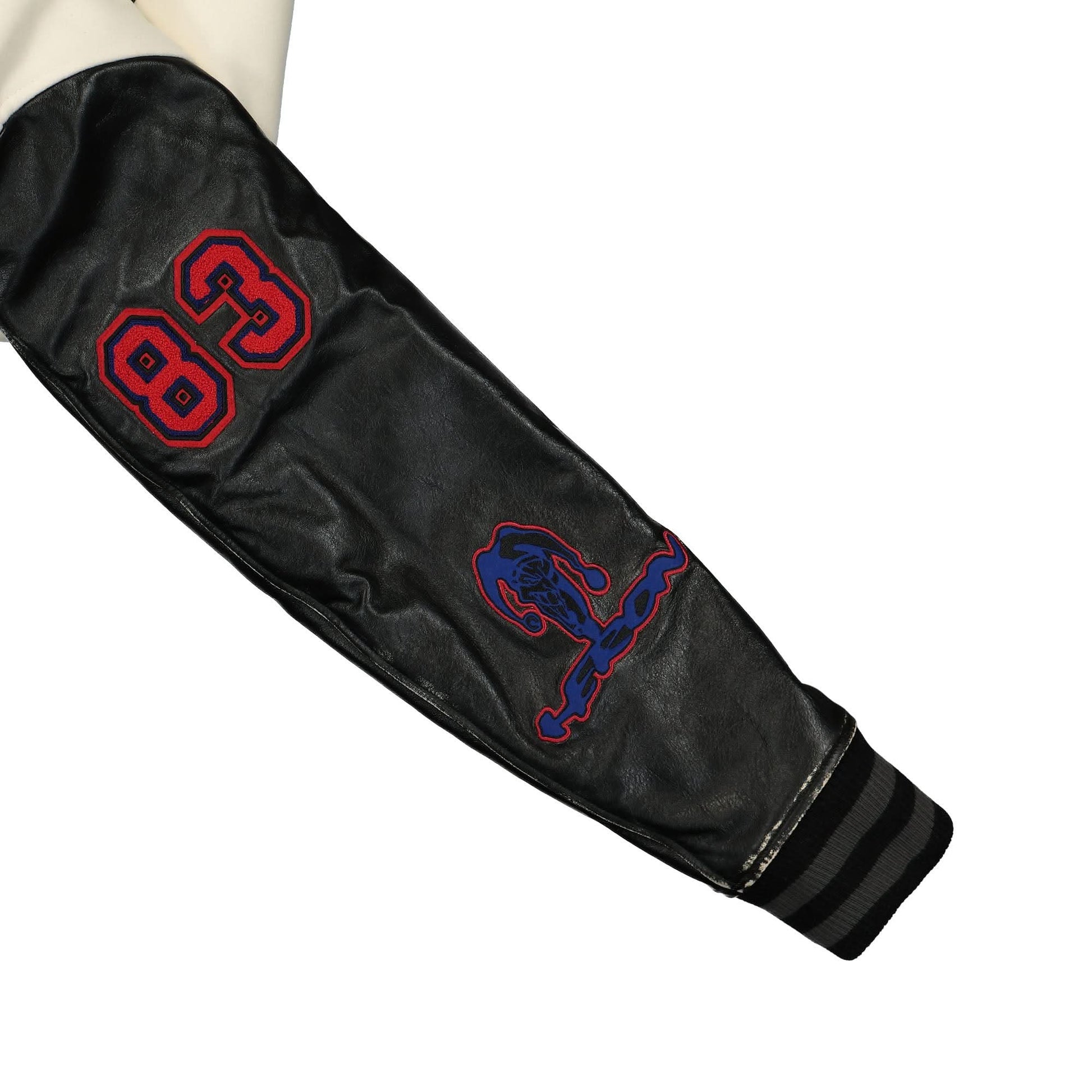 Heron Preston HP Patches Varsity Jacket Multicolor Detail view 5 | Gate