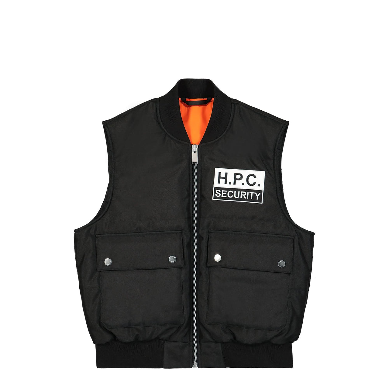 Heron Preston HPC Quilted Nylon Vest Black Detail view 1 | Gate